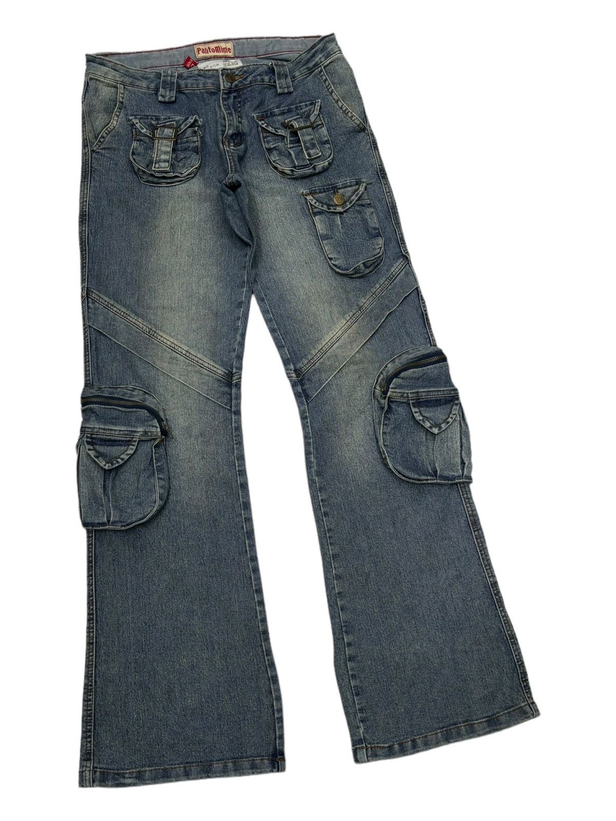 If Six Was Nine FLARE SiCK TACTICAL 3D MULTI POCKET CARGO PANTS PANTOMIME Size US 32 / EU 48 - 5 Thumbnail
