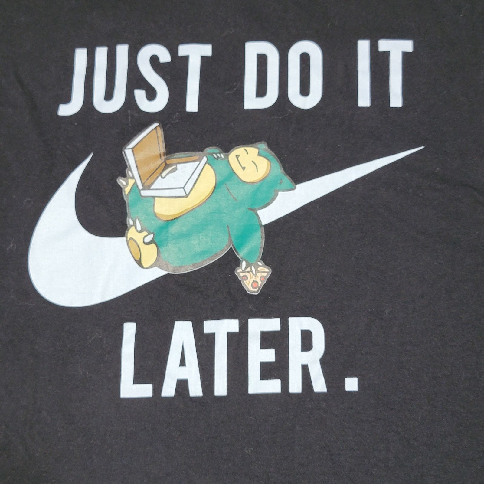 Other Pokemon Snorlax Unisex Tee "Nike Just Do It Later" - Small Size US S / EU 44-46 / 1 - 2 Thumbnail