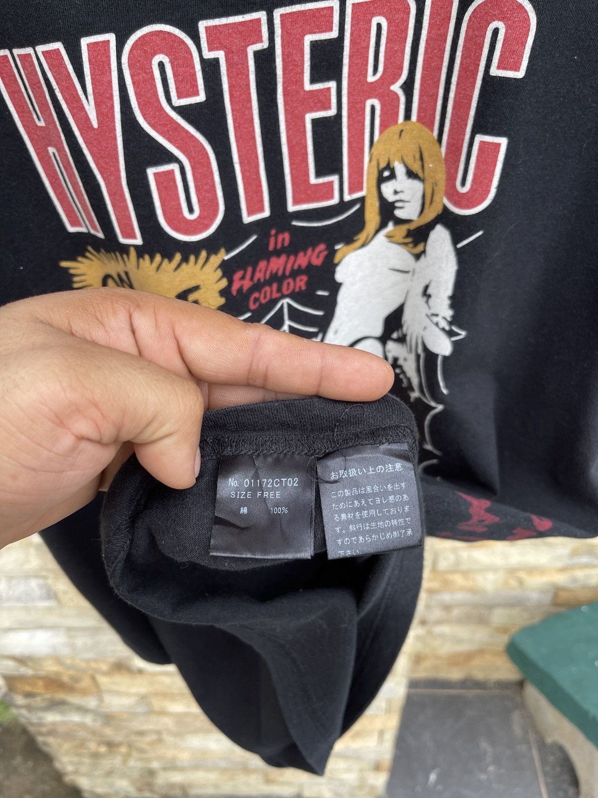 Hysteric Glamour Rare🔥Vintage HYSTERIC GLAMOUR Black T Shirt Size US M / EU 48-50 / 2 - 7 Thumbnail