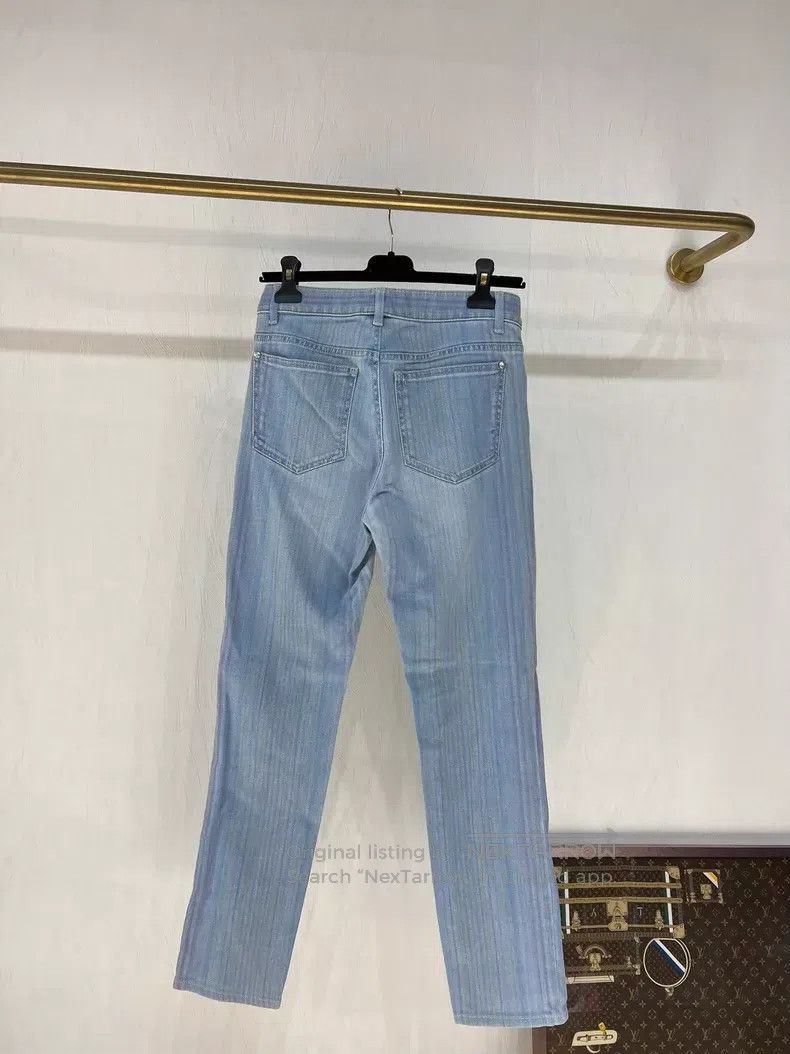 Chanel Chanel Colourful vertical striped jeans Size 42" / US 20 - 2 Thumbnail