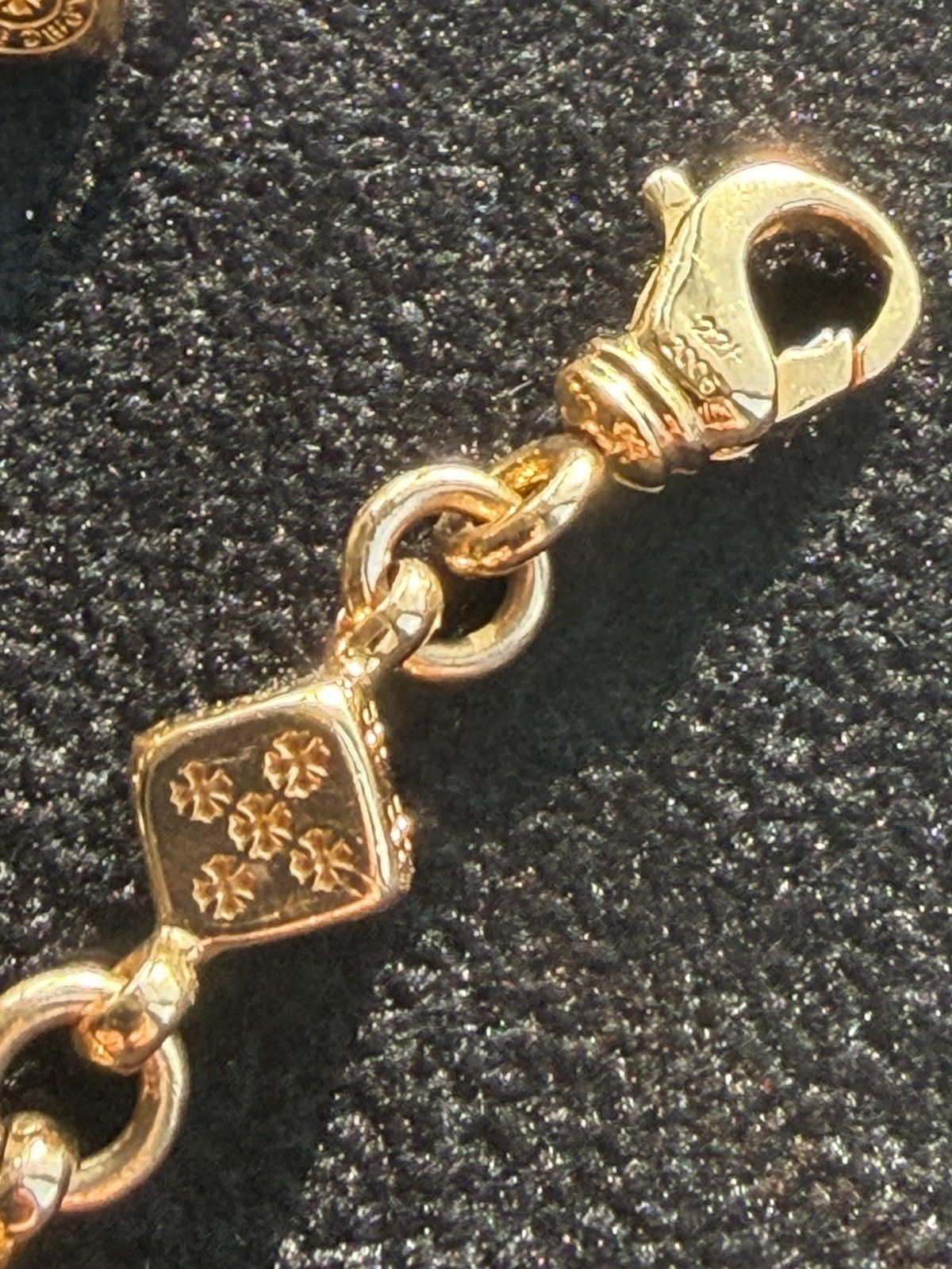 Chrome Hearts 22K DICE CRSBL Dice Crossball Bracelet Size ONE SIZE - 5 Thumbnail