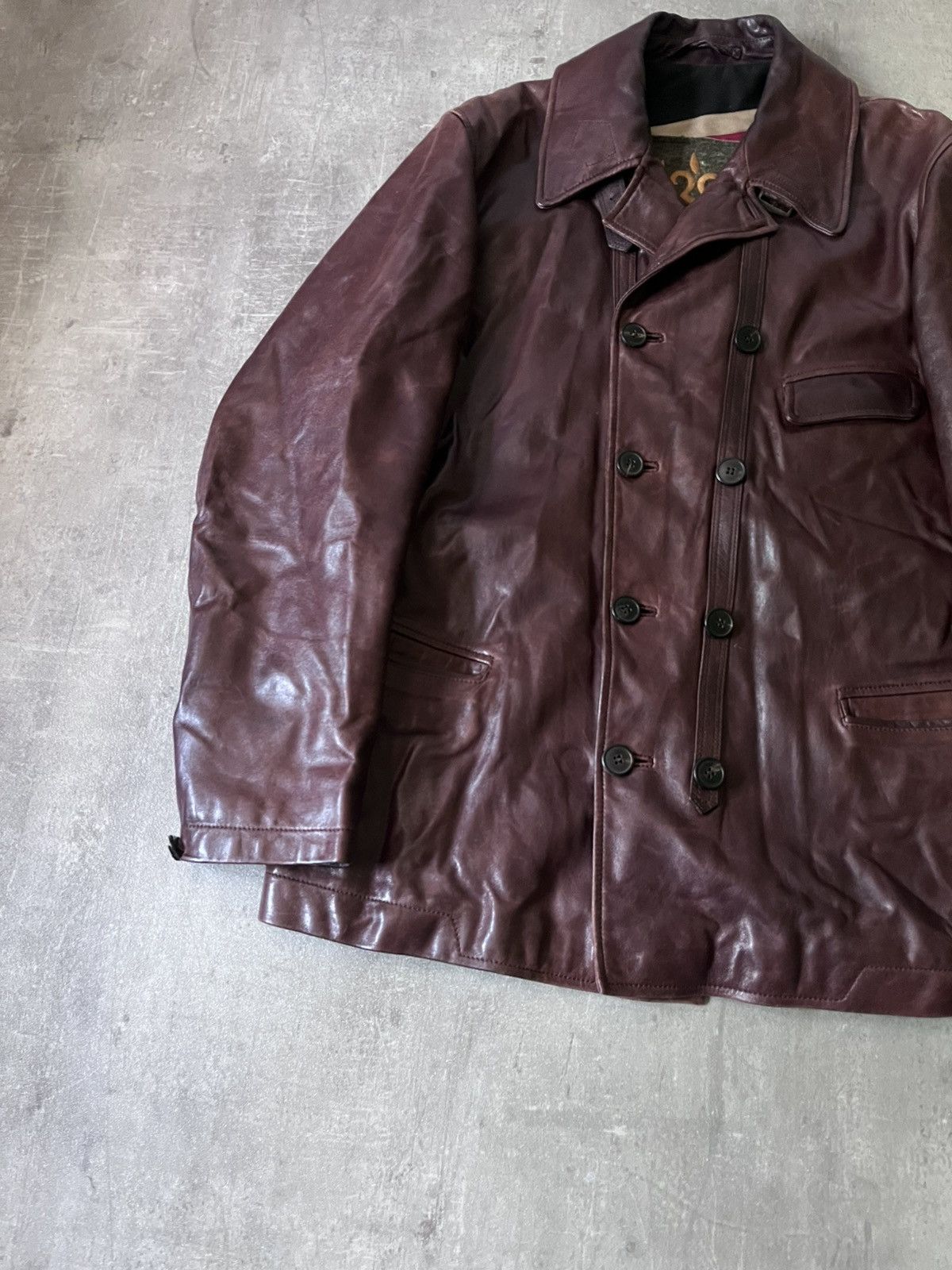 Dries Van Noten Dries Van Noten Vintage red leather coat Size US L / EU 52-54 / 3 - 2 Thumbnail