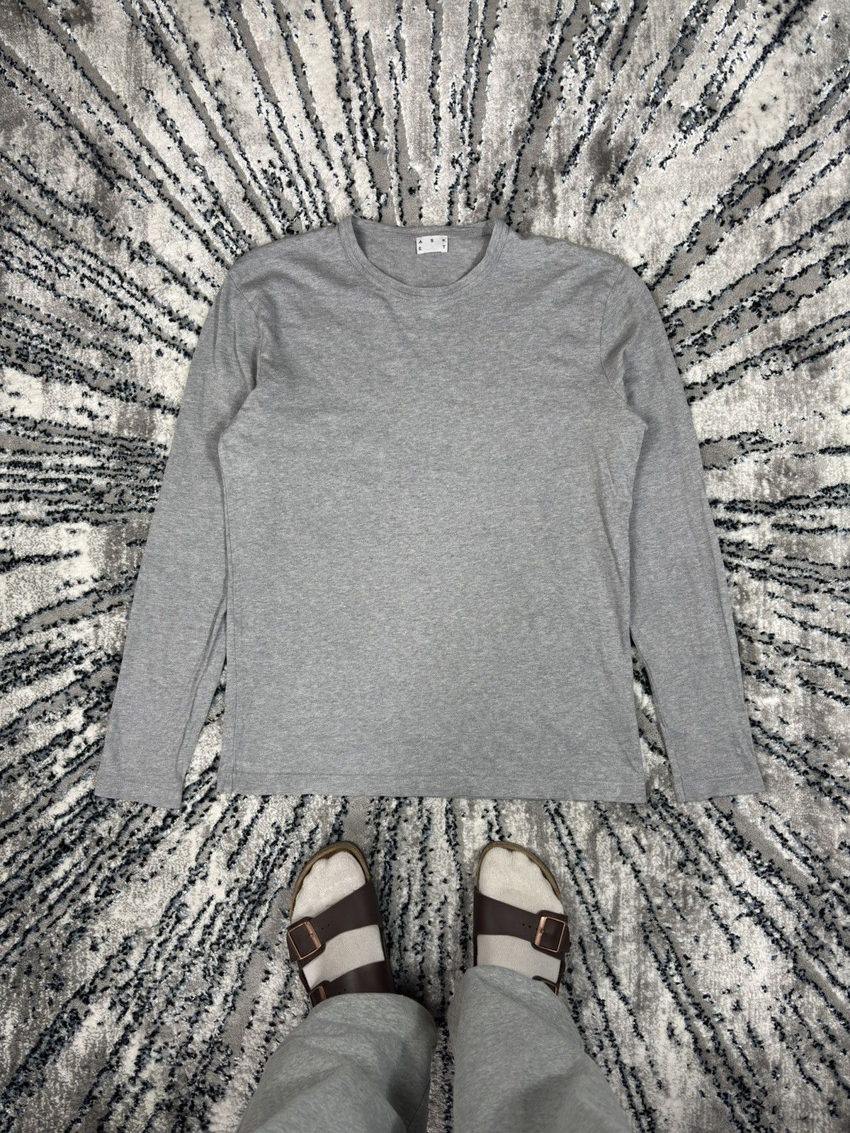 Asket Asket longsleeve t shirt Basic blank casual old money Size US M / EU 48-50 / 2 - 1 Thumbnail