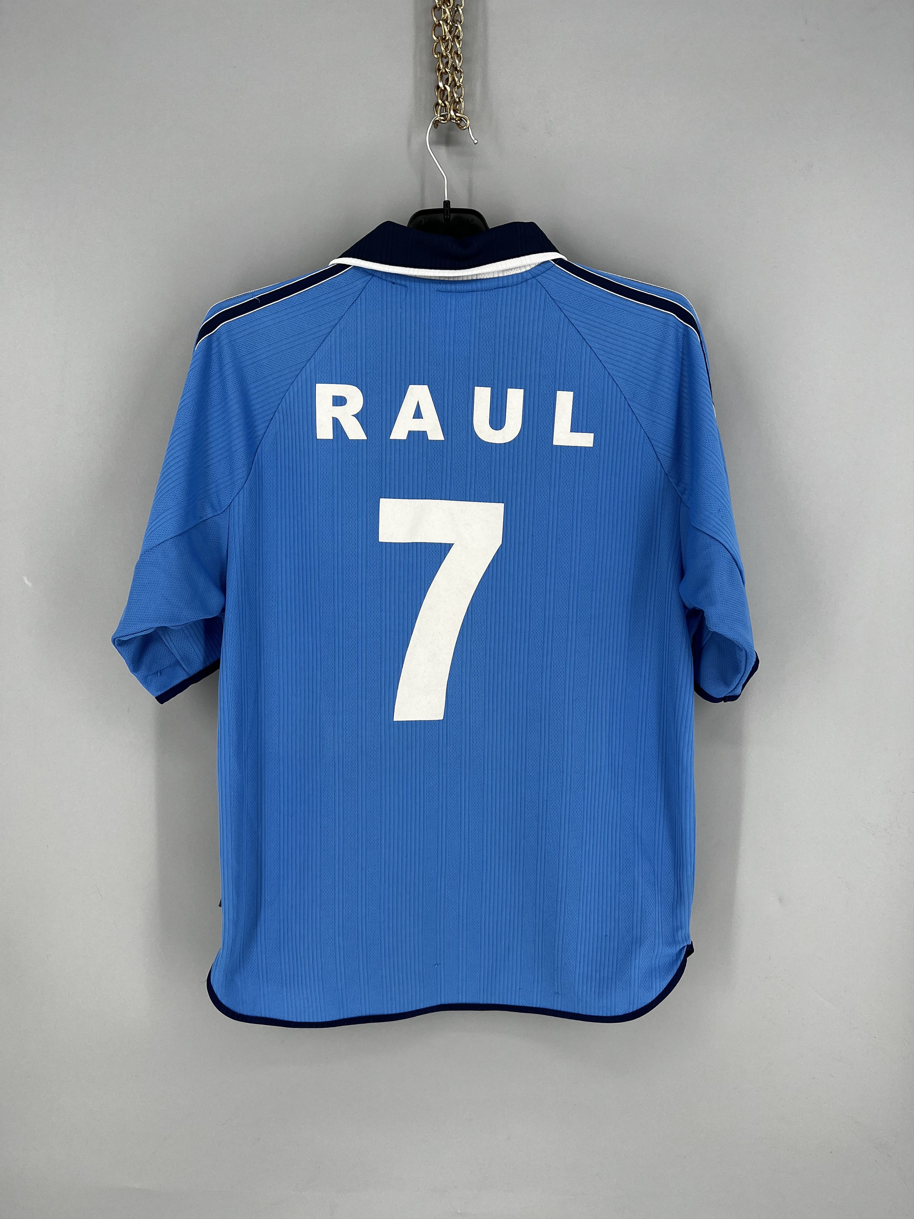 Adidas Vintage Real Madrid Raúl 7 Jersey – 1997/98 Adidas Teka Kit” Size US M / EU 48-50 / 2 - 16 Thumbnail