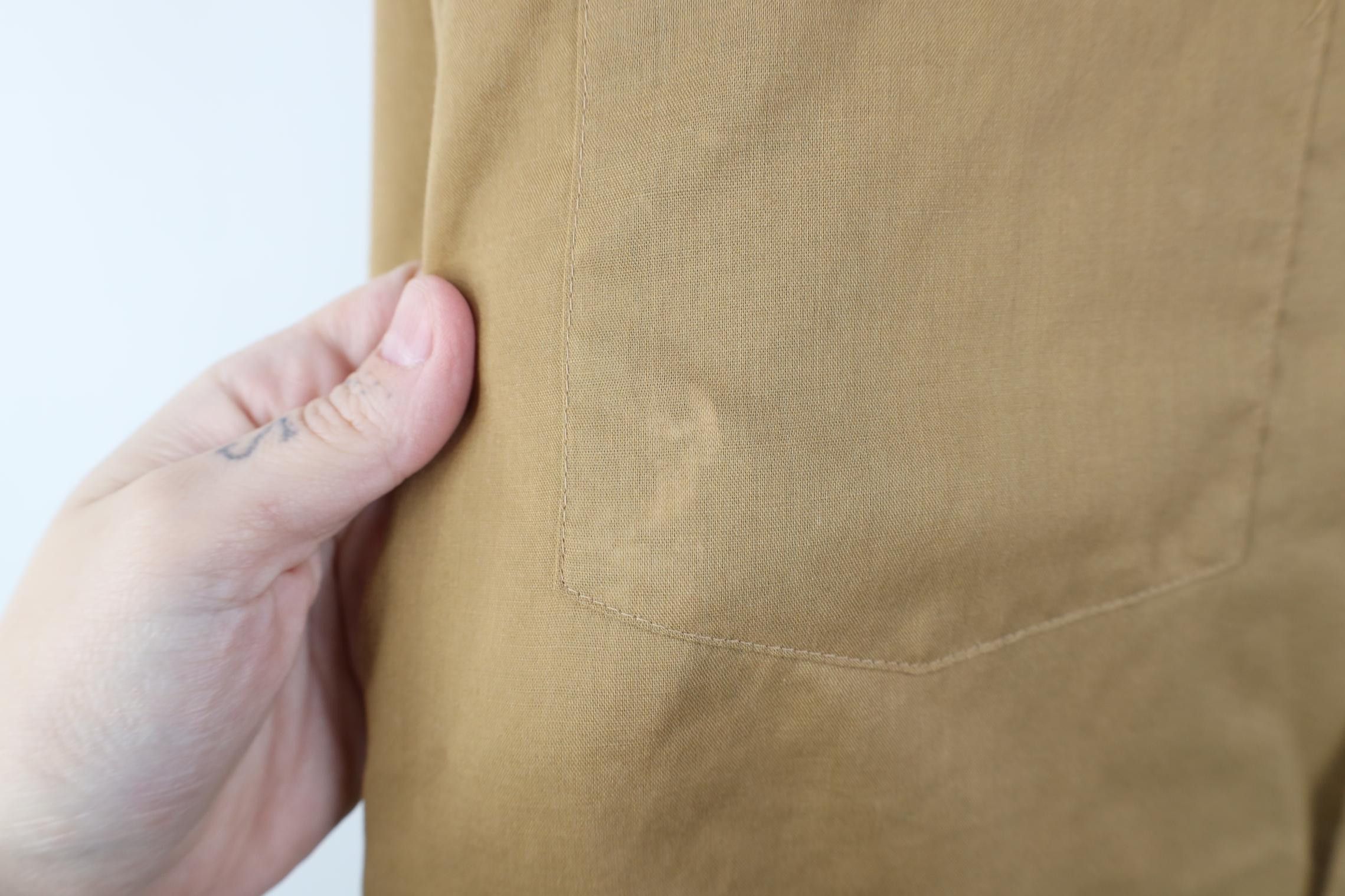 Vintage Vintage 60s Rockabilly Collar Button Shirt Beige Sanforized Size US XXL / EU 58 / 5 - 9 Thumbnail