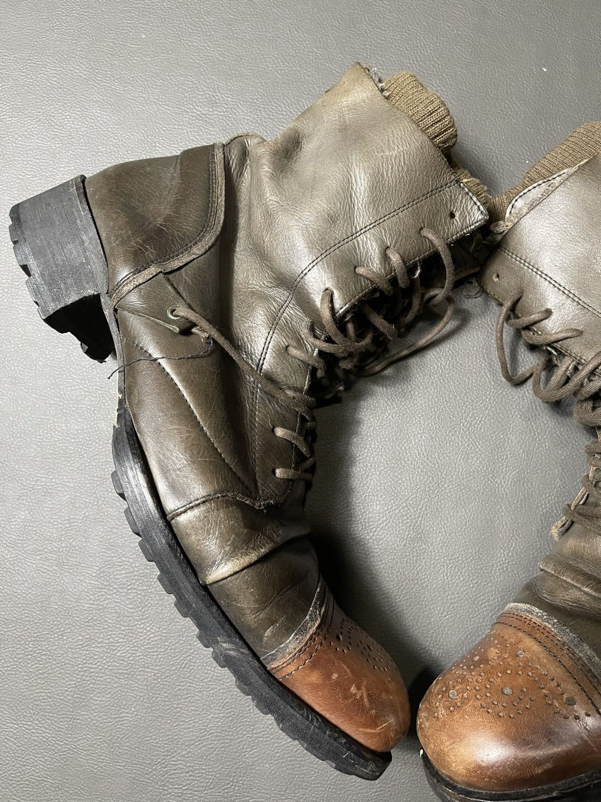 Alfredo Bannister Laceup layered boot