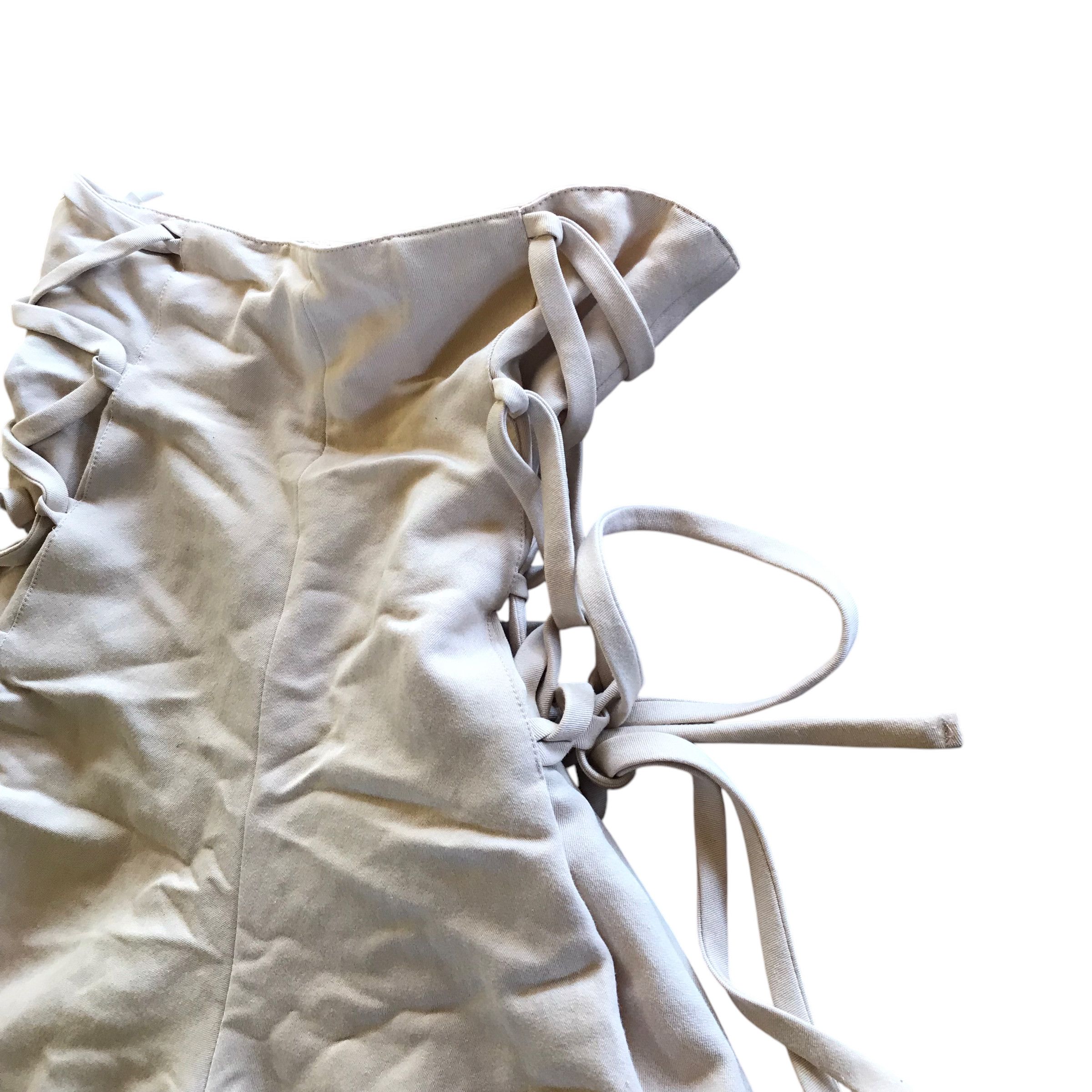 Issey Miyake RARE 90s ISSEY MIYAKE High Waist Corset Pants Skirt Size 26" / US 2 / IT 38 - 7 Thumbnail