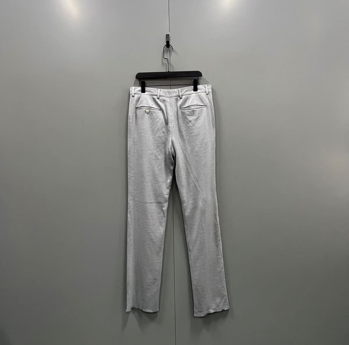 Burberry Burberry Light Grey Dress Pants J41 Size US 34 / EU 50 - 2 Thumbnail