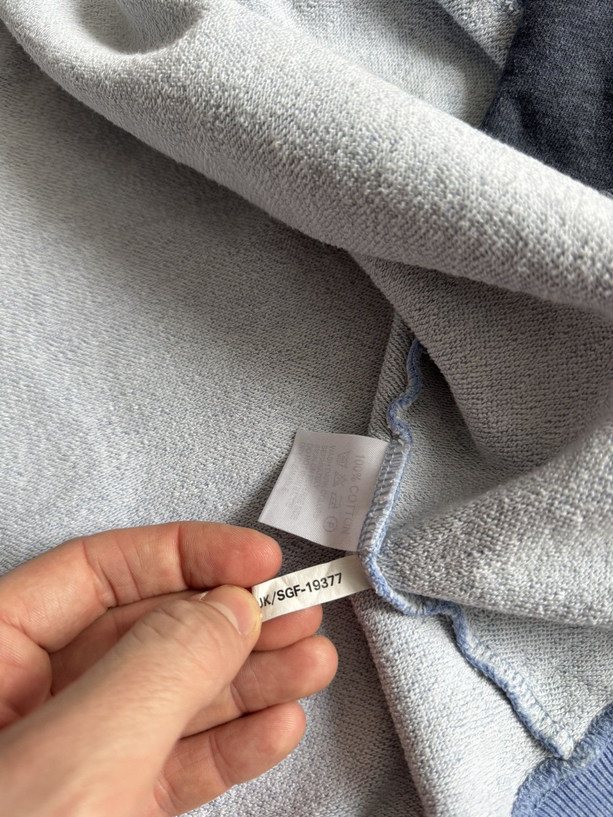Vintage × Yves Saint Laurent Vintage zip jacket YVES SAINT LAURENT blue sweatshirt Size US XL / EU 56 / 4 - 6 Thumbnail