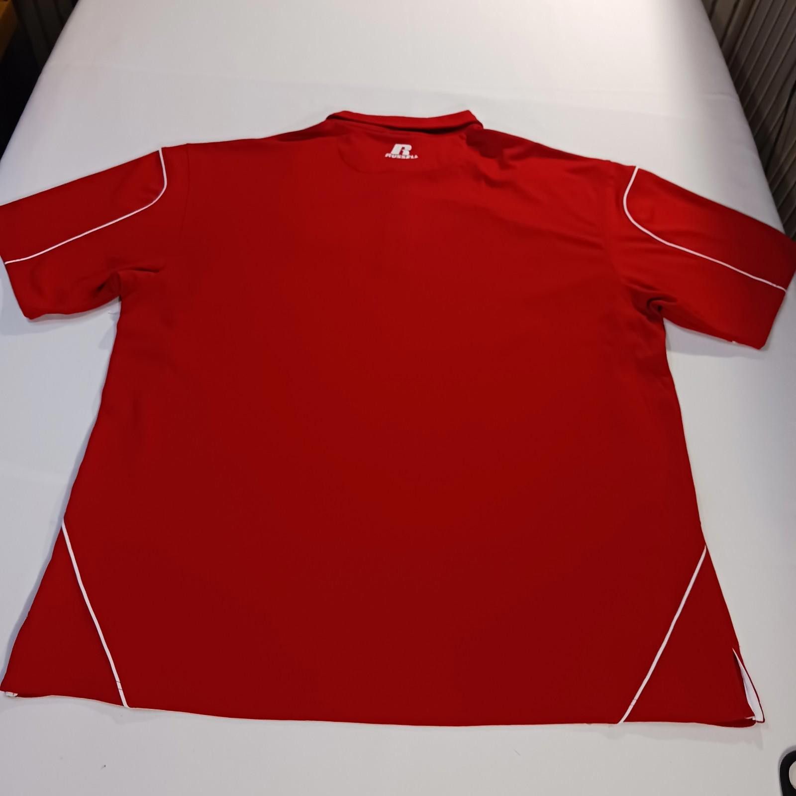 Russell Athletic Russell Athletic Dri-Power BCAA Men Red Polo Shirt Size 2XL Size US XXL / EU 58 / 5 - 2 Thumbnail