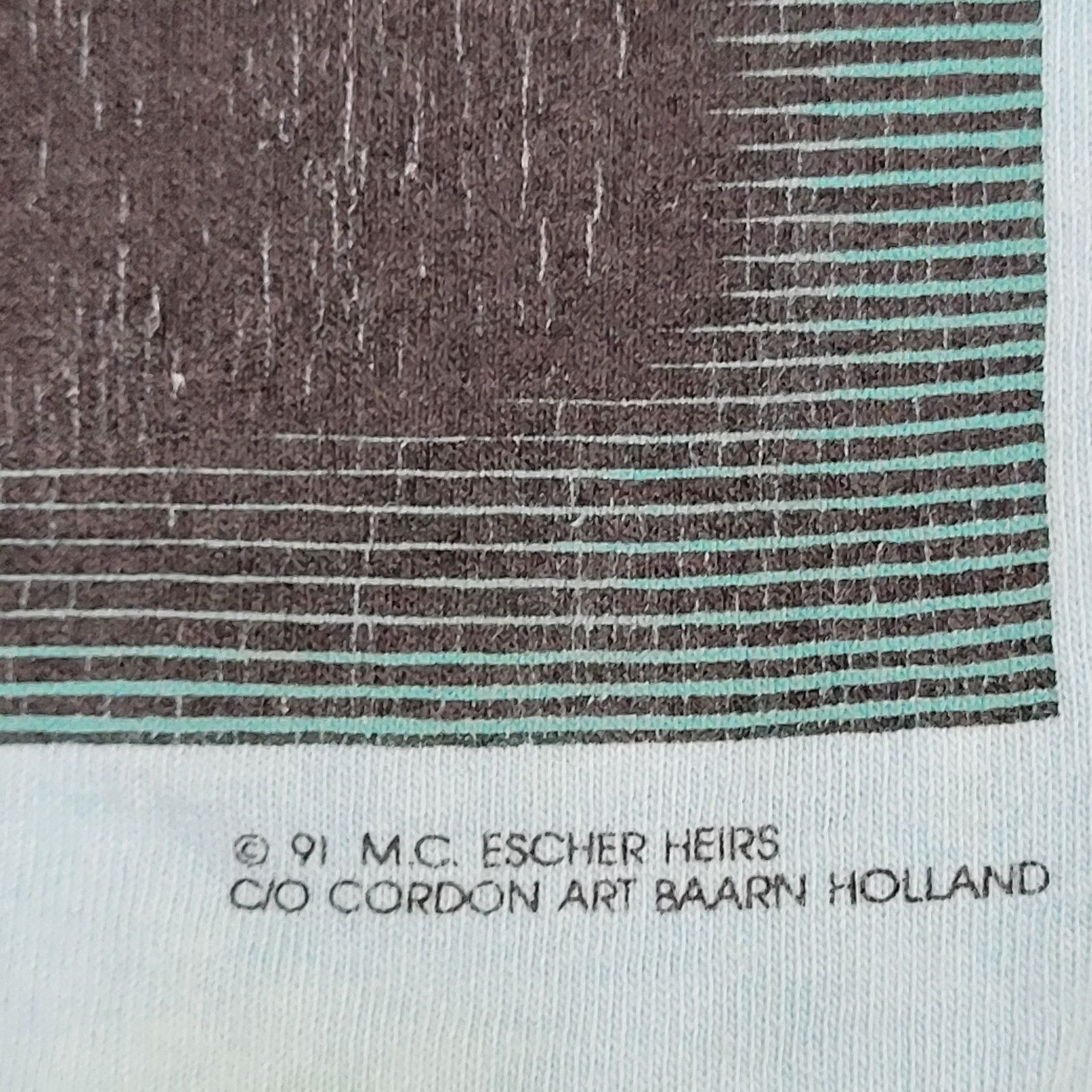 Other VTG 1991 Andazia Sky and Water Shirt L/XL 23x25 M.C. Escher Size US XL / EU 56 / 4 - 8 Thumbnail