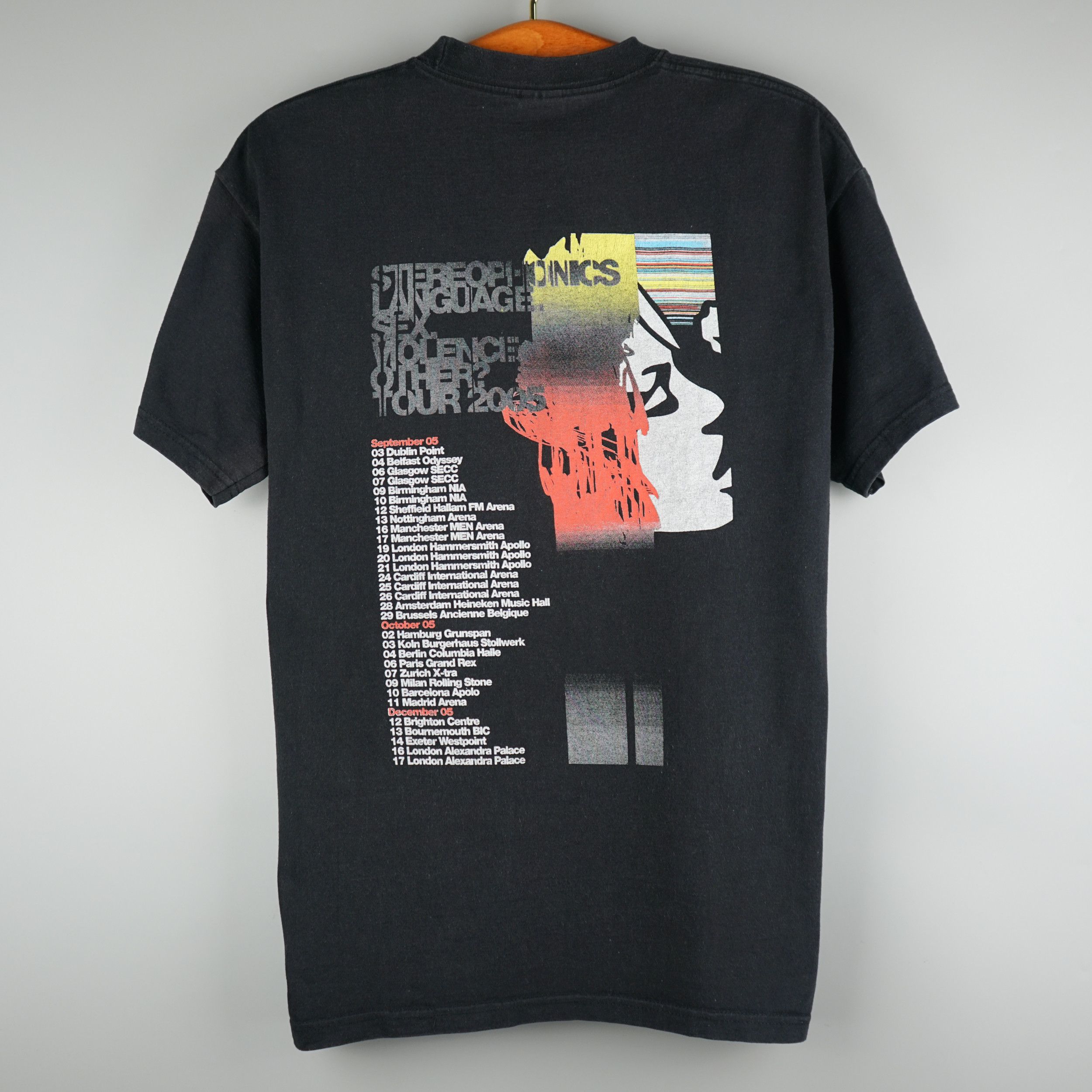 T-shirt Vintage Retro Quadraphonic 4 Channel Stereo Déchiré Neuf S-5XL