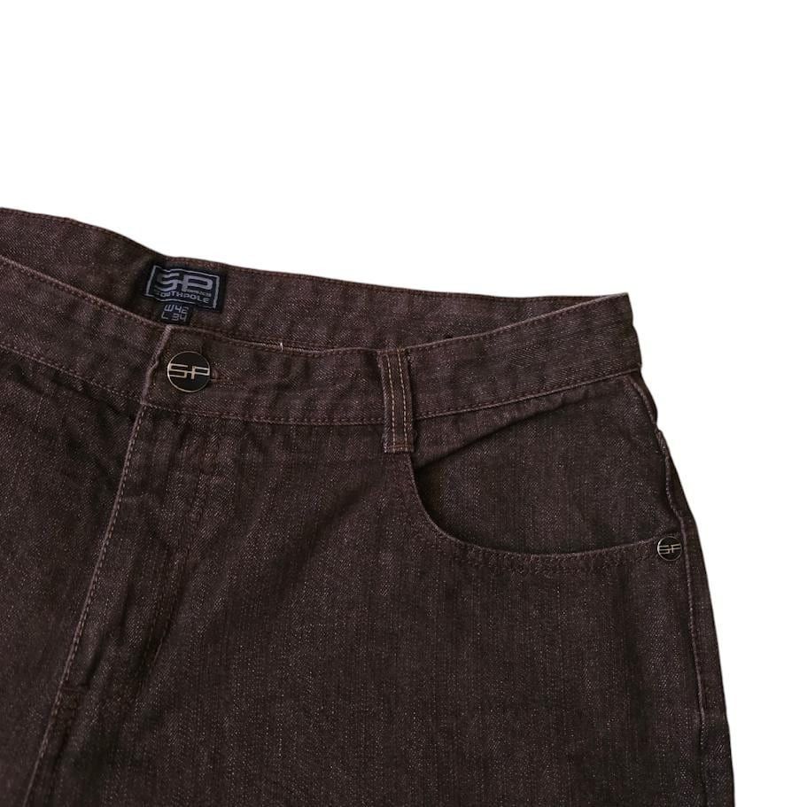 Vintage Vintage Southpole Jeans Mens Size 42x32 Brown Y2K Wide Leg Size US 42 / EU 58 - 3 Thumbnail