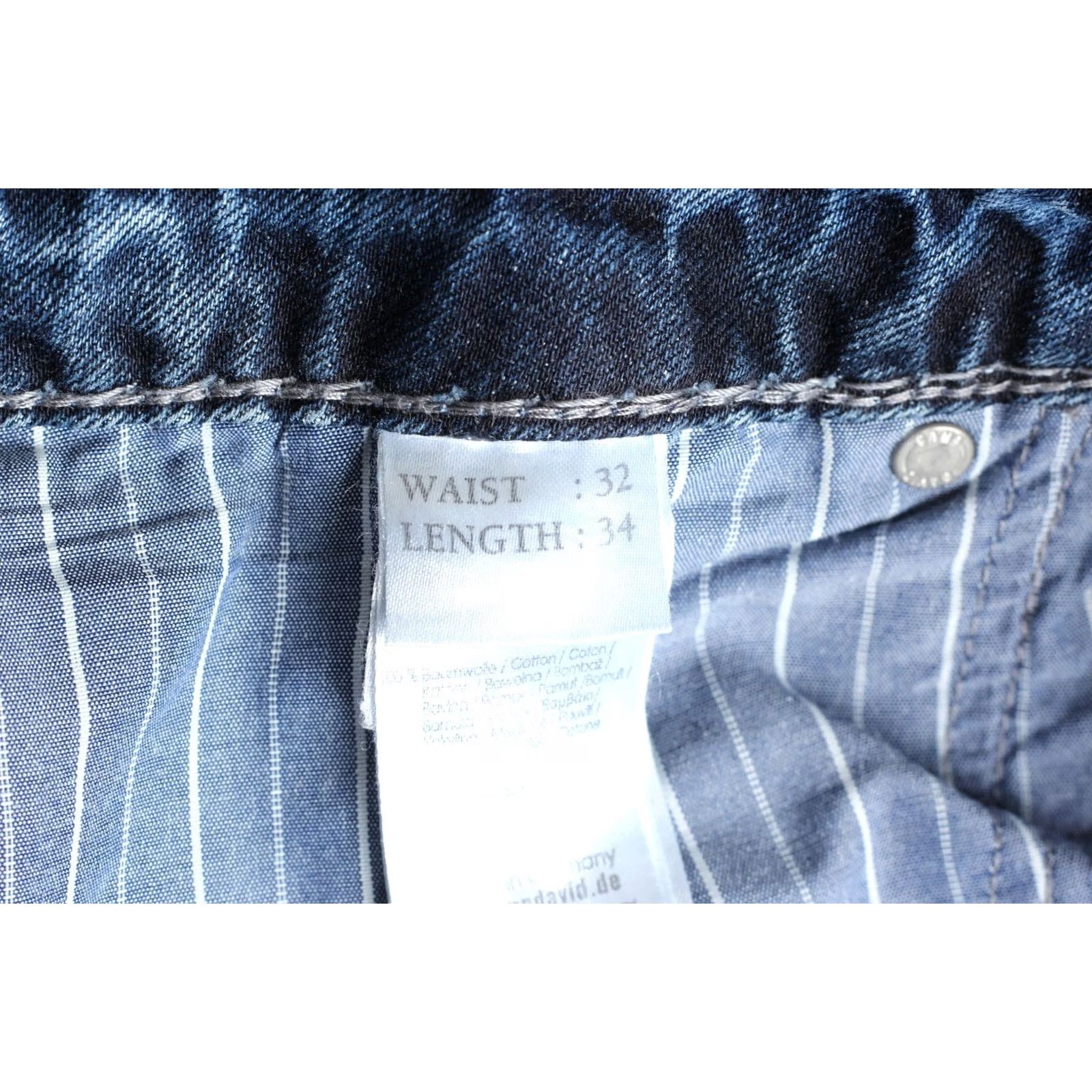 Vintage CAMP DAVID Jeans Men 32/34 Regular Straight DZ5845 Blue 5-Pocket Denim Mid Rise Cotton Jeans Size US 32 / EU 48 - 6 Thumbnail