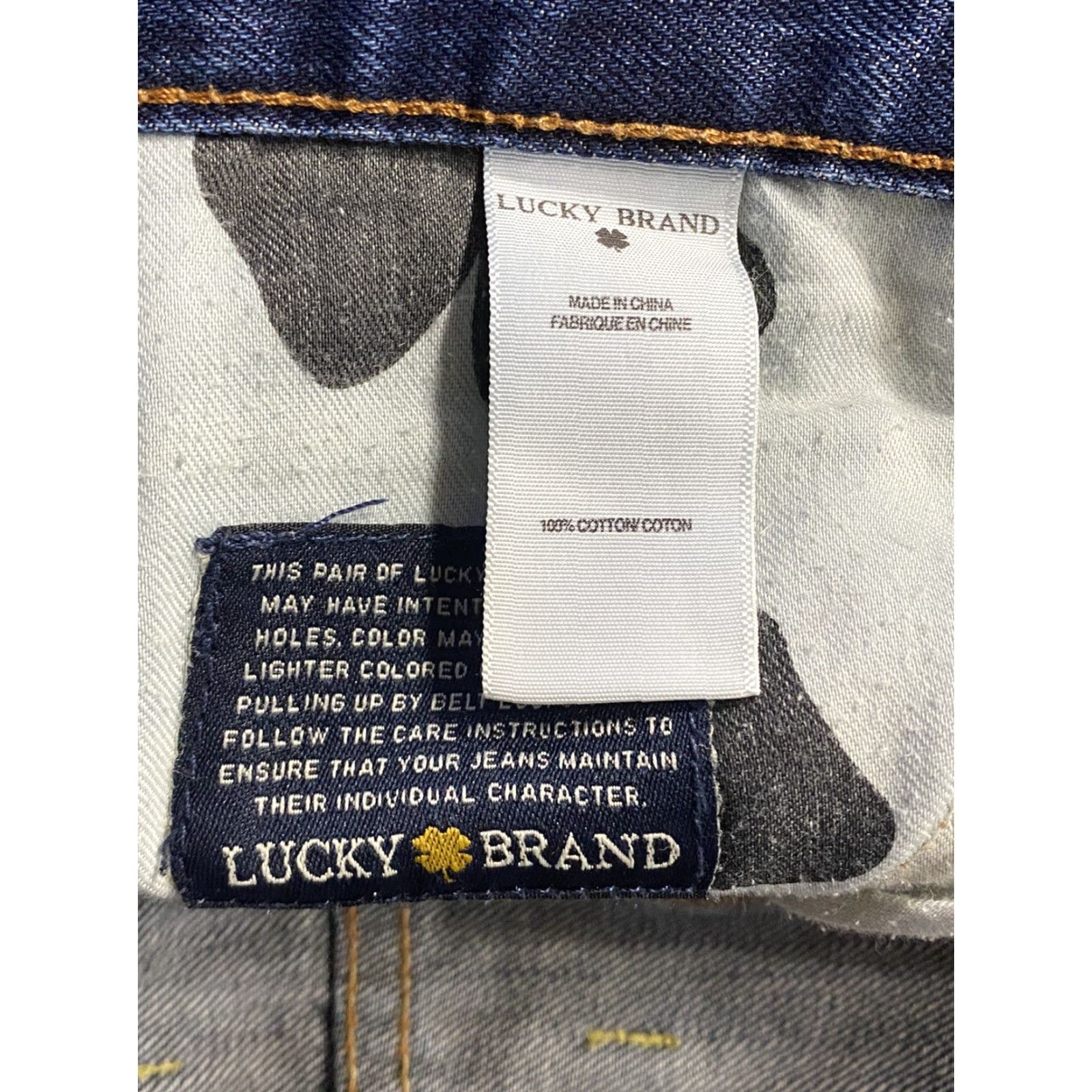 Lucky Brand Lucky Brand Mens 329 Classic Straight Leg Jeans Medium Wash Size 40x25 Size US 40 / EU 56 - 6 Thumbnail