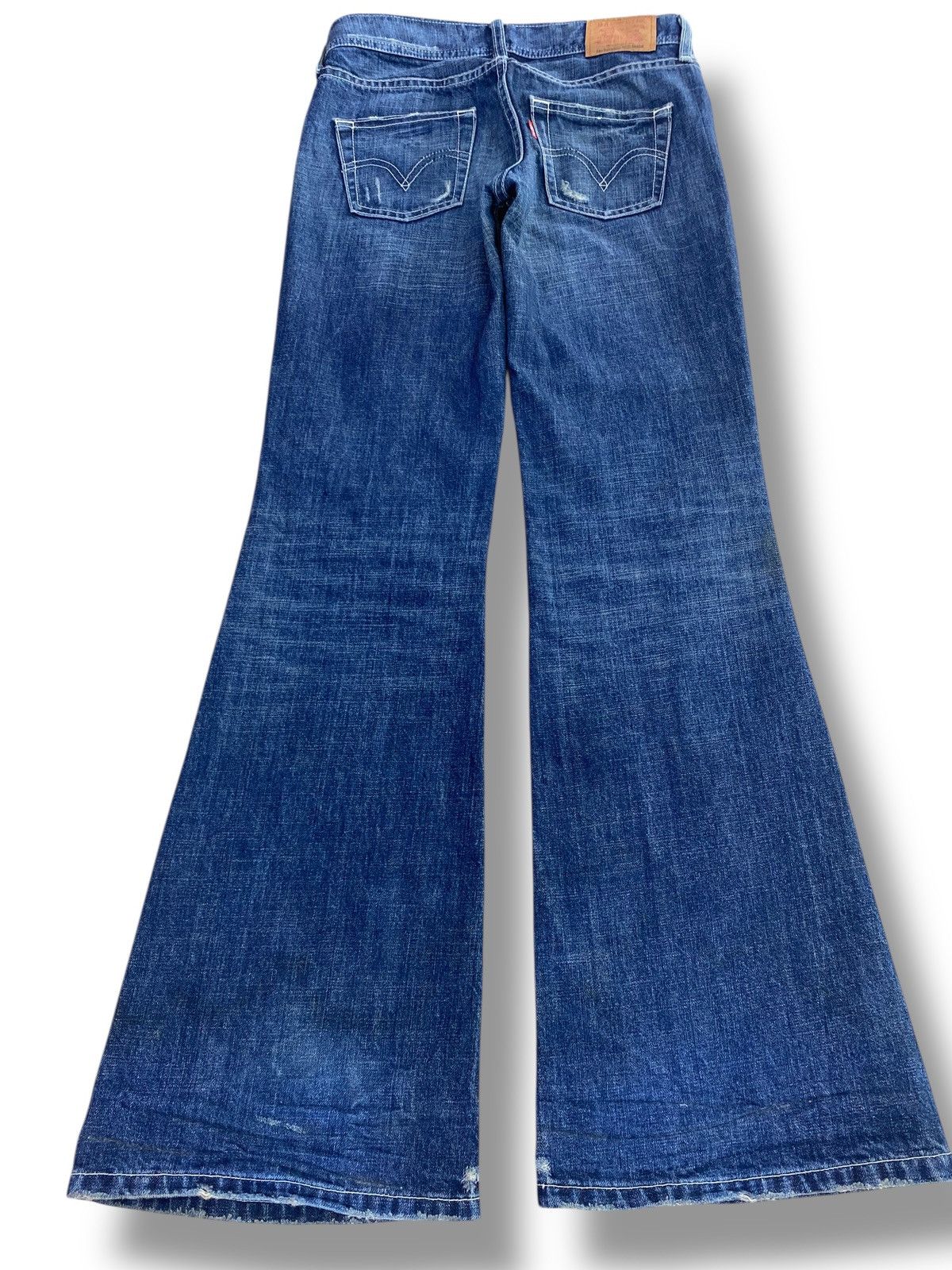 Levi's Vintage Levi’s Blue Faded Wash Style Flare Jeans Size US 28 / EU 44 - 3 Thumbnail
