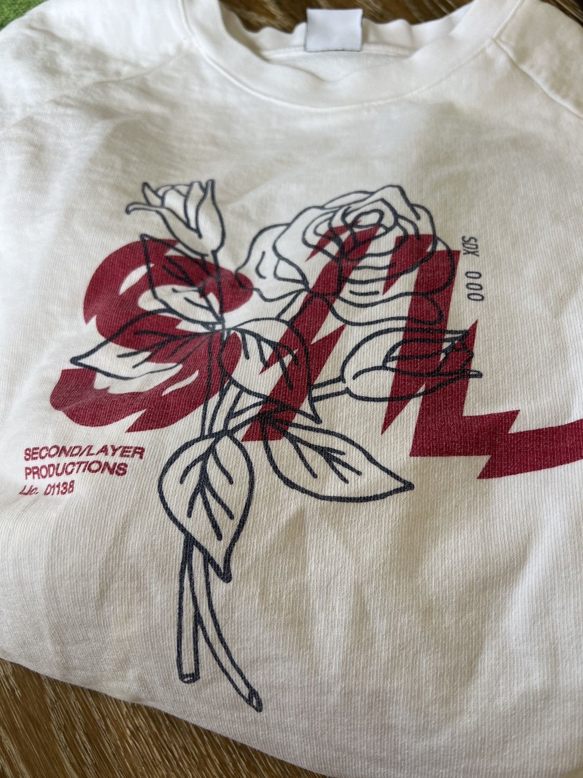 Second/Layer Second/layer shattered rose raglan pullover sweater Size US L / EU 52-54 / 3 - 7 Thumbnail
