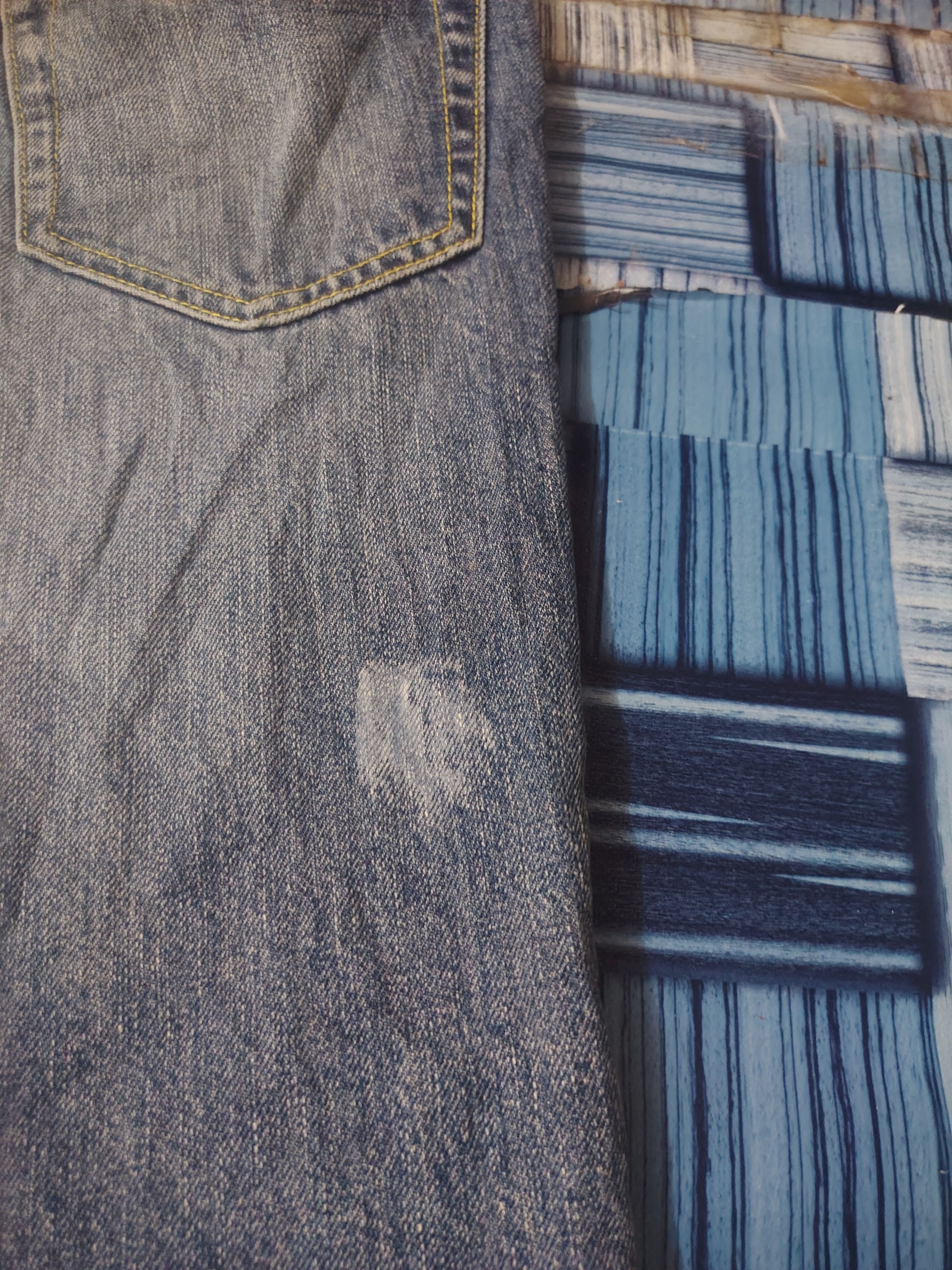 PPFM Japanese PPFM Distressed Jeans Size US 31 - 17 Thumbnail