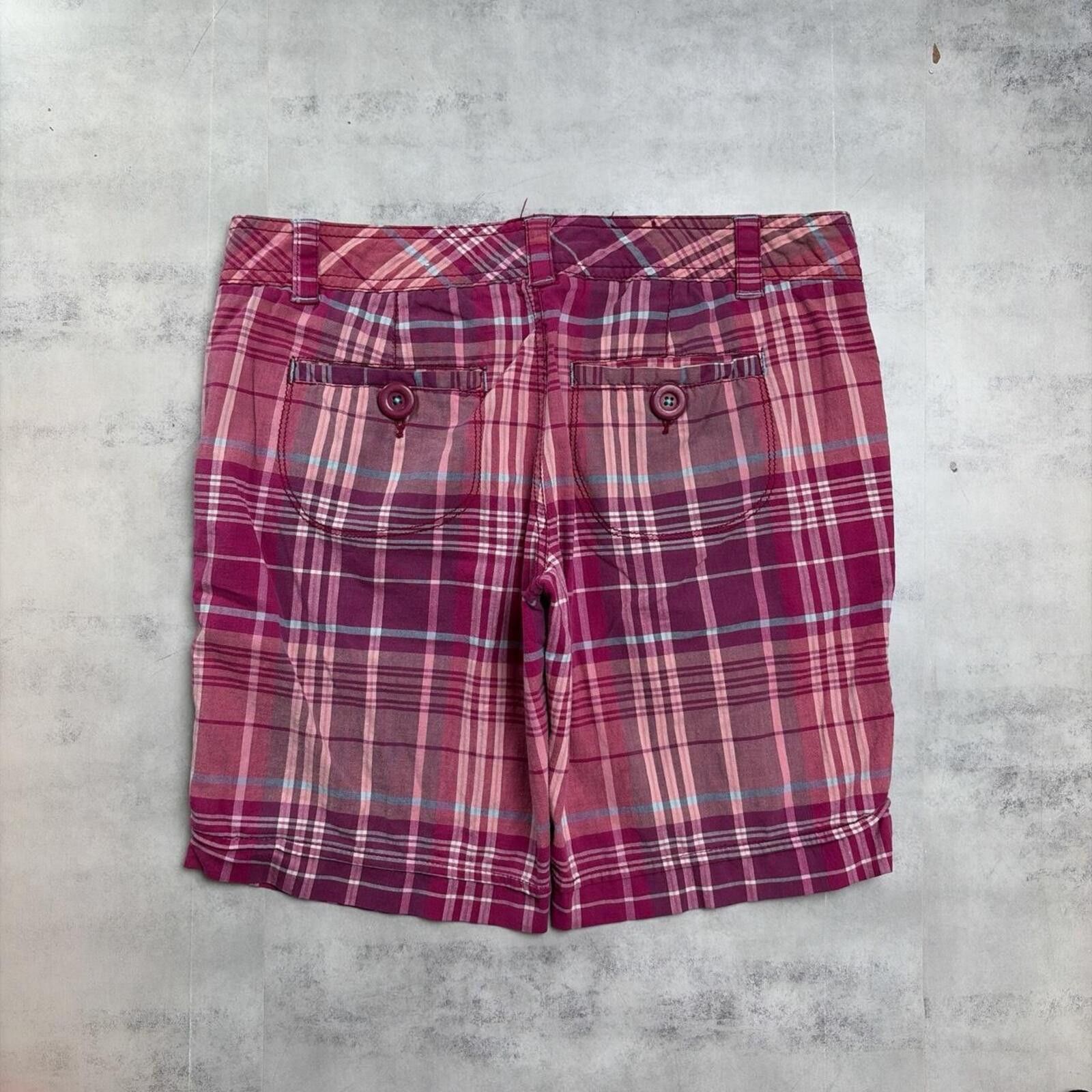 Aeropostale Y2K Purple Aeropostale Grunge Plaid Mini Gothic Shorts Size 31" - 1 Thumbnail