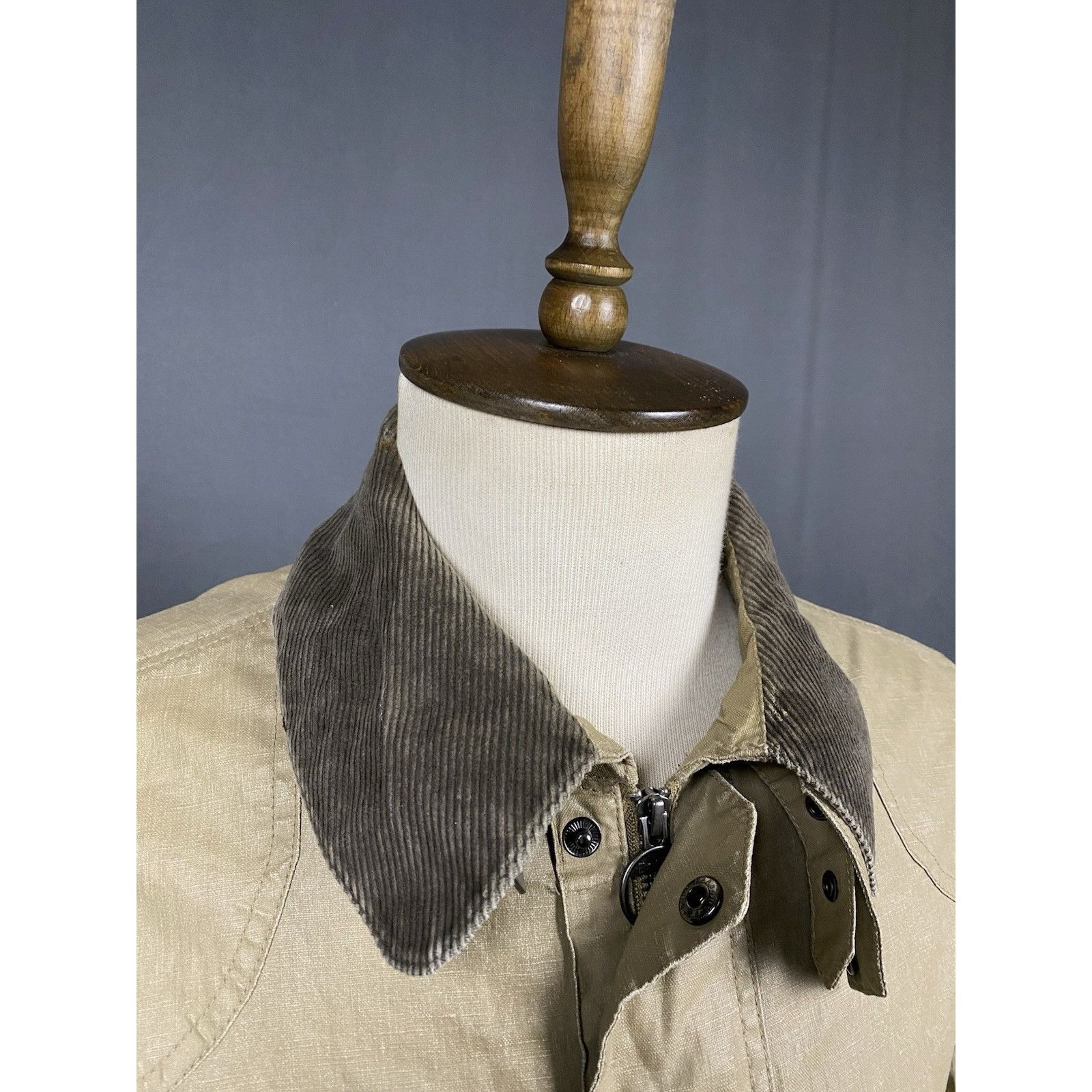 Barbour Barbour Seadale Men's Beige Linen Multipocket Motorcycle Jac Size US S / EU 44-46 / 1 - 6 Thumbnail