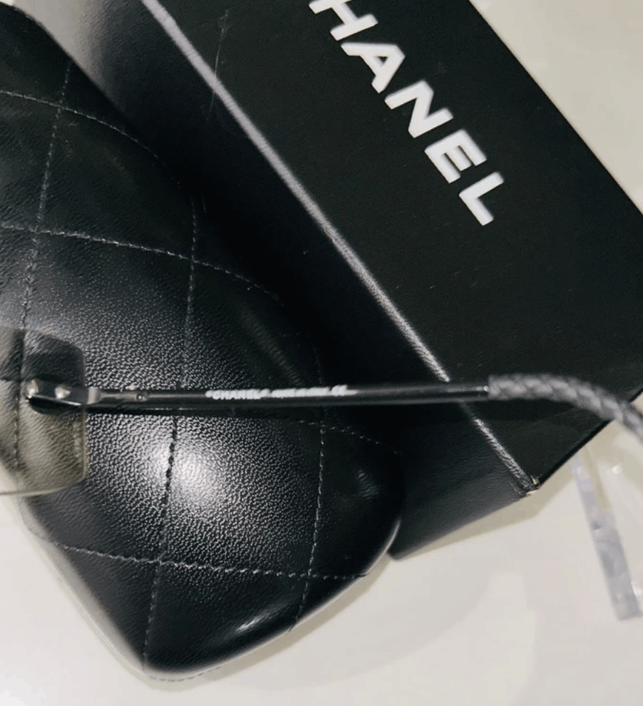 Chanel CHANEL Sunglasses 4047 ICONIC LOGO Rimless Rhinestone 4017 Size ONE SIZE - 4 Thumbnail