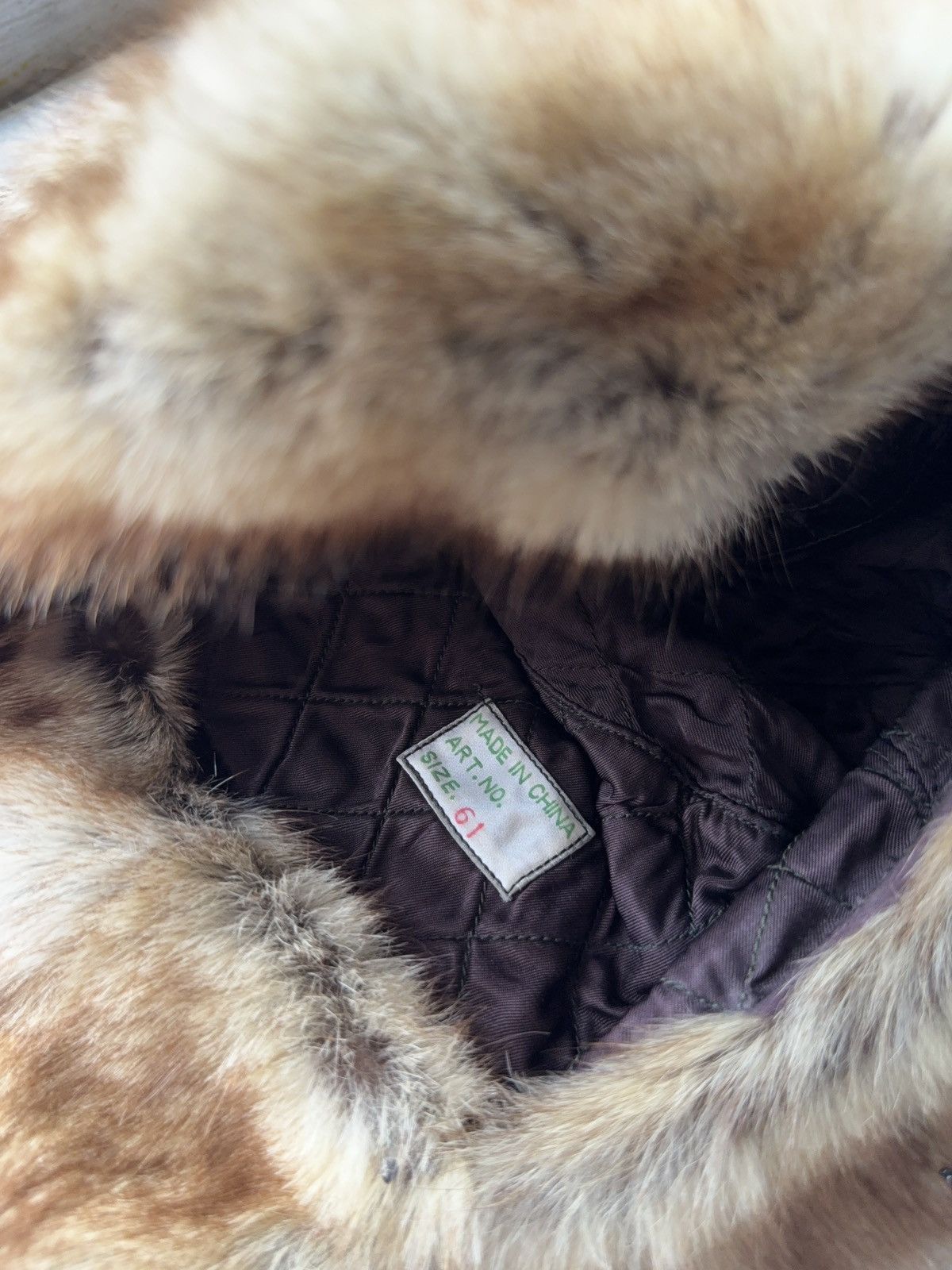Hysteric Glamour Vintage 00s Fur Mohair Fuzzy Ushanka Y2K Opium Hype Rare OS Size ONE SIZE - 7 Thumbnail