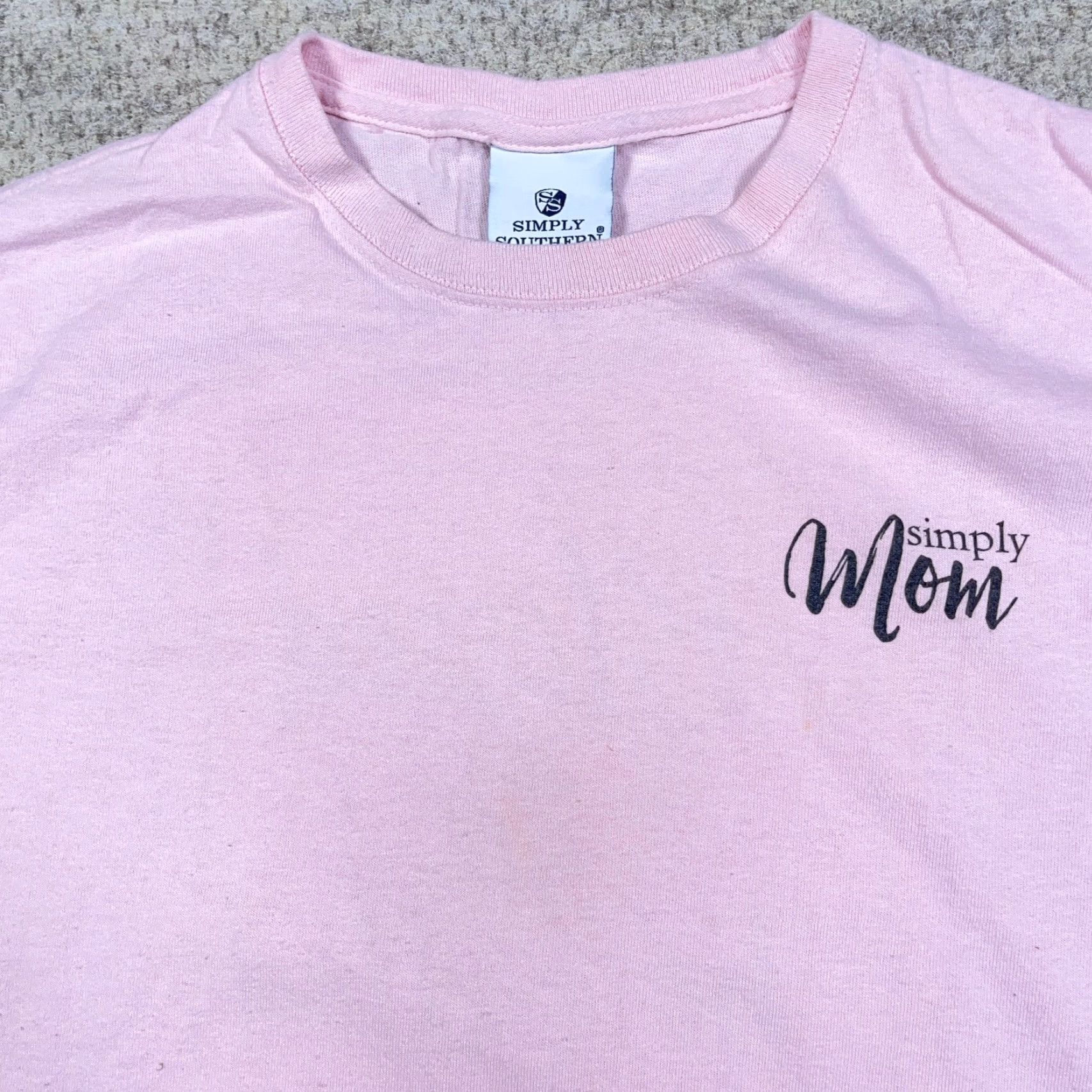 MOTHER Simply Southern Shirt Women XL Pink Tee Blessed Mom Mother Preppy Ladies Top Size XL / US 12-14 / IT 48-50 - 6 Thumbnail