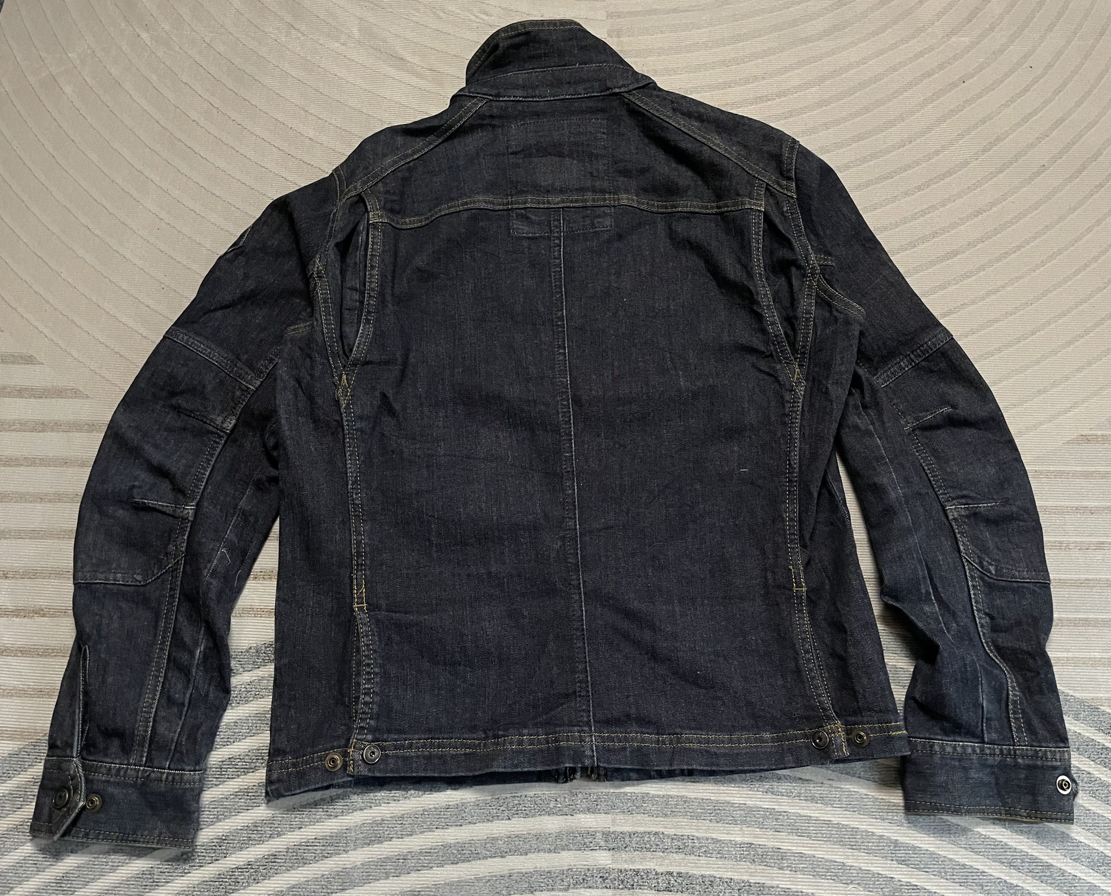 If Six Was Nine Evenriver Biker Denim Jacket Size US S / EU 44-46 / 1 - 11 Thumbnail