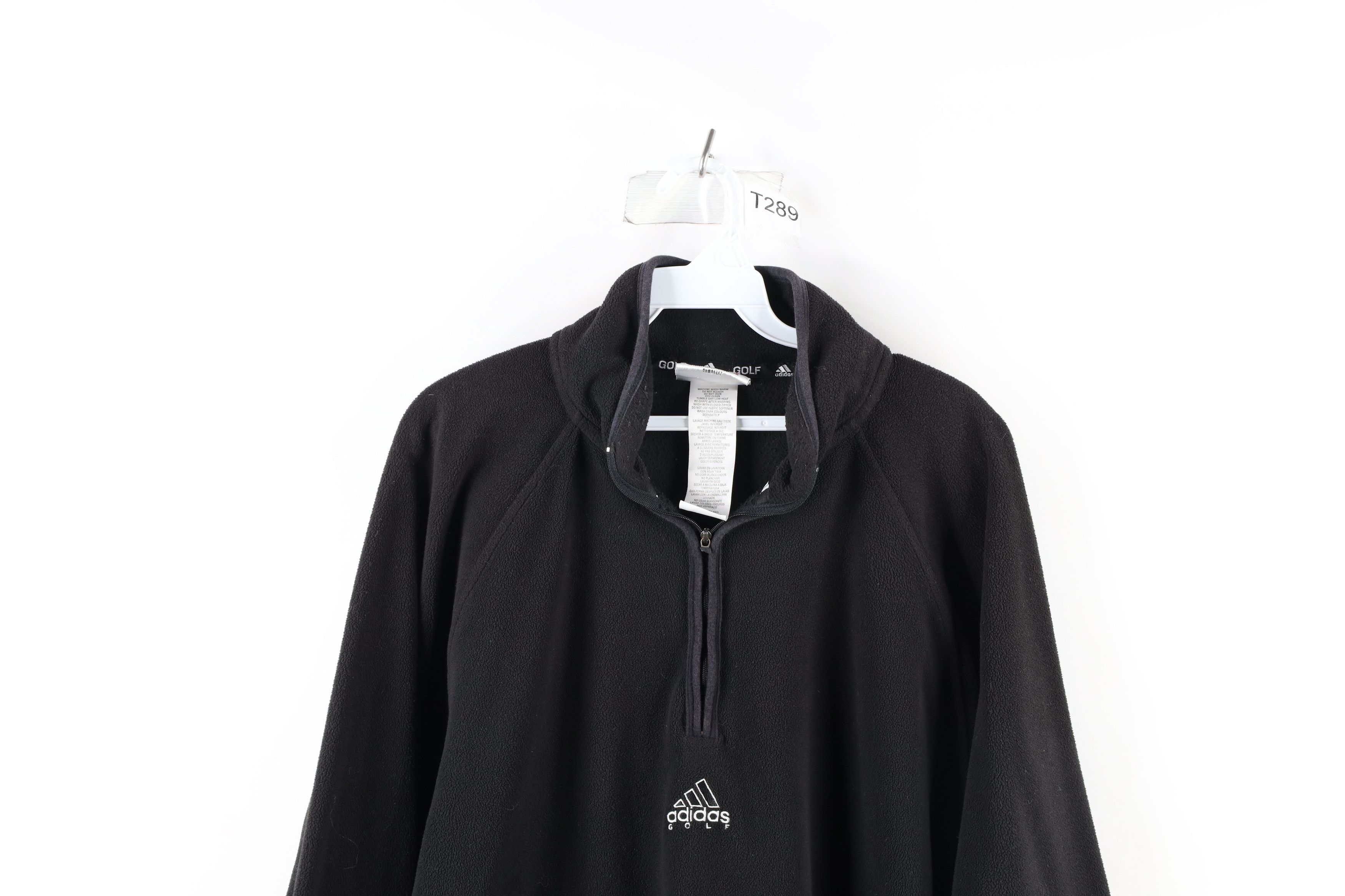Adidas Vintage 90s Adidas Golf Half Zip Fleece Pullover Sweater Size US S / EU 44-46 / 1 - 2 Thumbnail