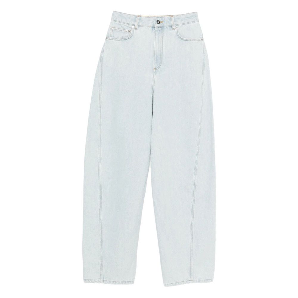 Givenchy Givenchy BLUE Denim - Wide-Leg Jeans Size 25" / US 0 / IT 36 - 1 Thumbnail