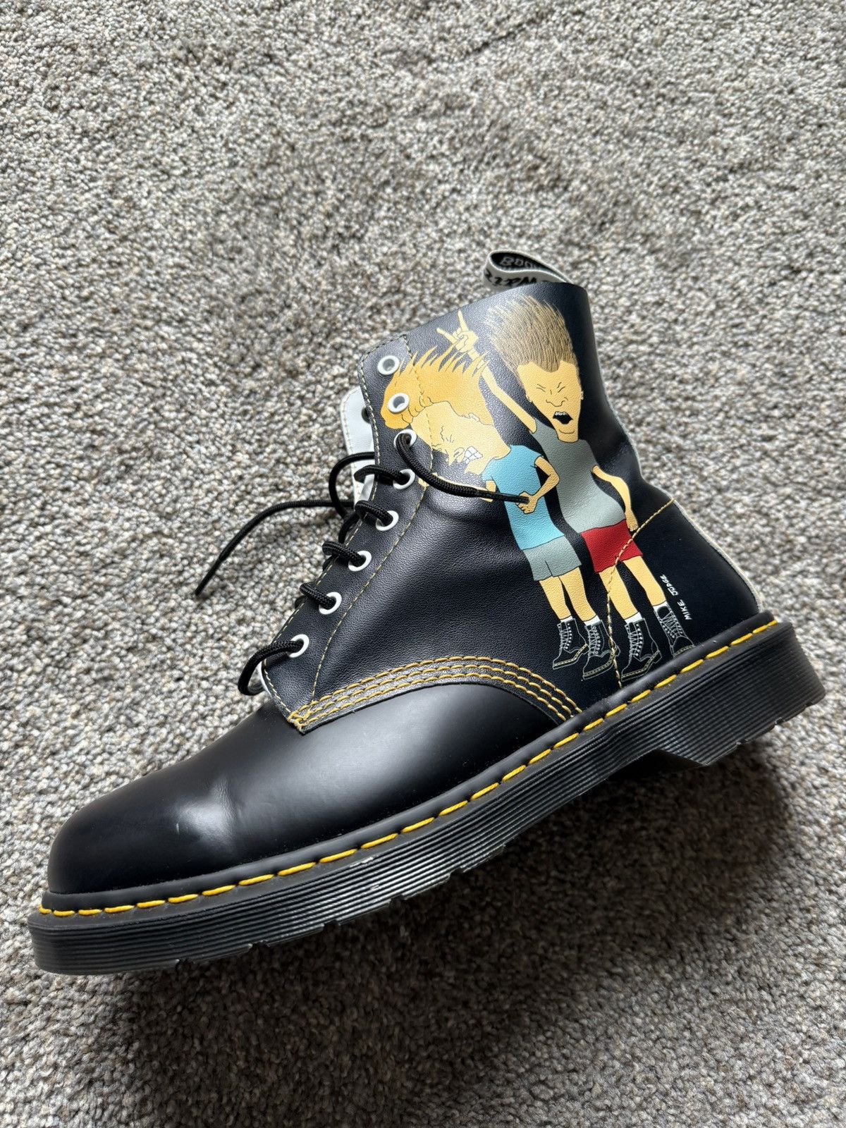 Dr. Martens Dr. Martens x Beavis and Butt-Head Pascal Leather Boots Size US 12 / EU 45 - 2 Thumbnail