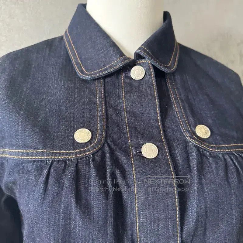 Burberry Burberry Blue Cotton Women's Jacket. Size S / US 4 / IT 40 - 7 Thumbnail