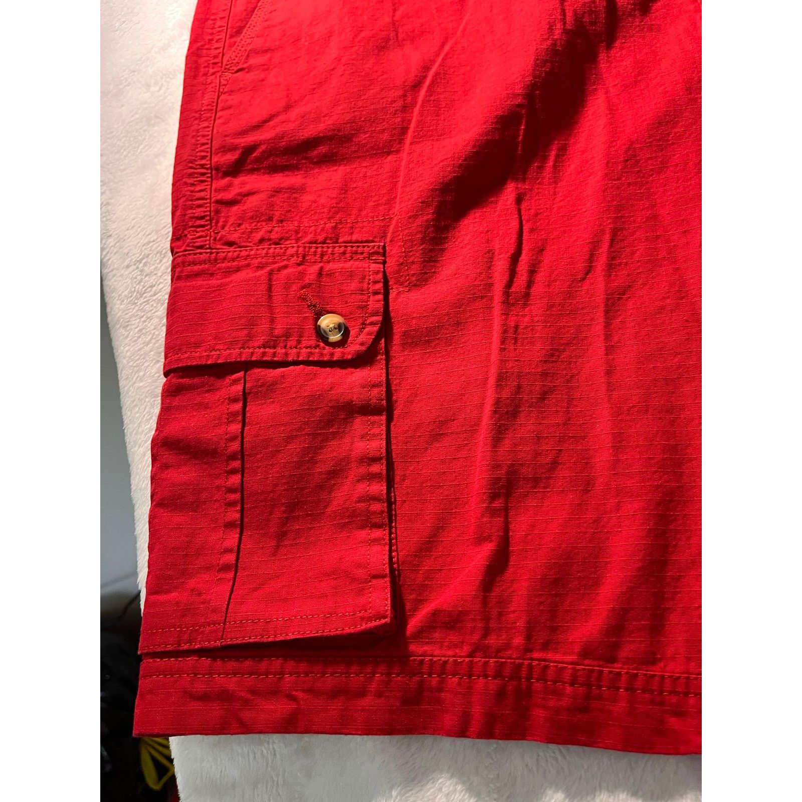 Haggar Haggar Men’s Red Cargo Shorts Size 38 100% Cotton Outdoor Size US 38 / EU 54 - 3 Thumbnail