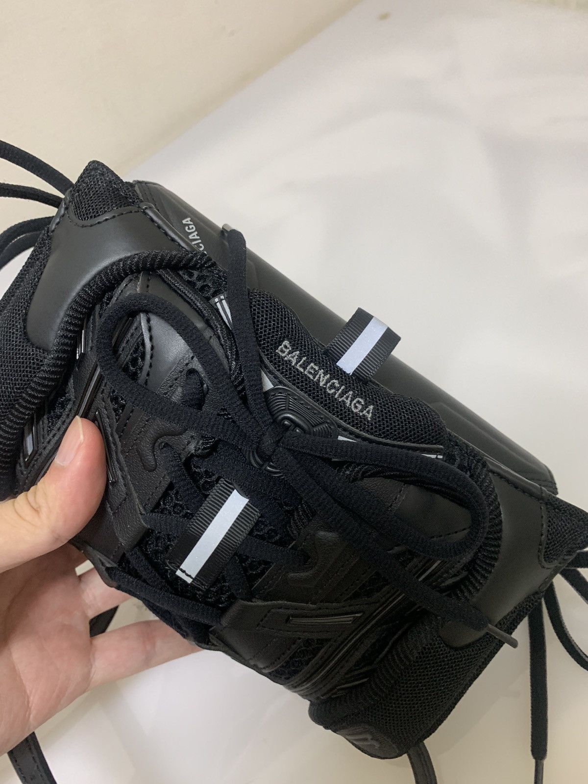 Balenciaga Balenciaga Leather Sneakerhead Phone Holder Bag Size ONE SIZE - 5 Thumbnail