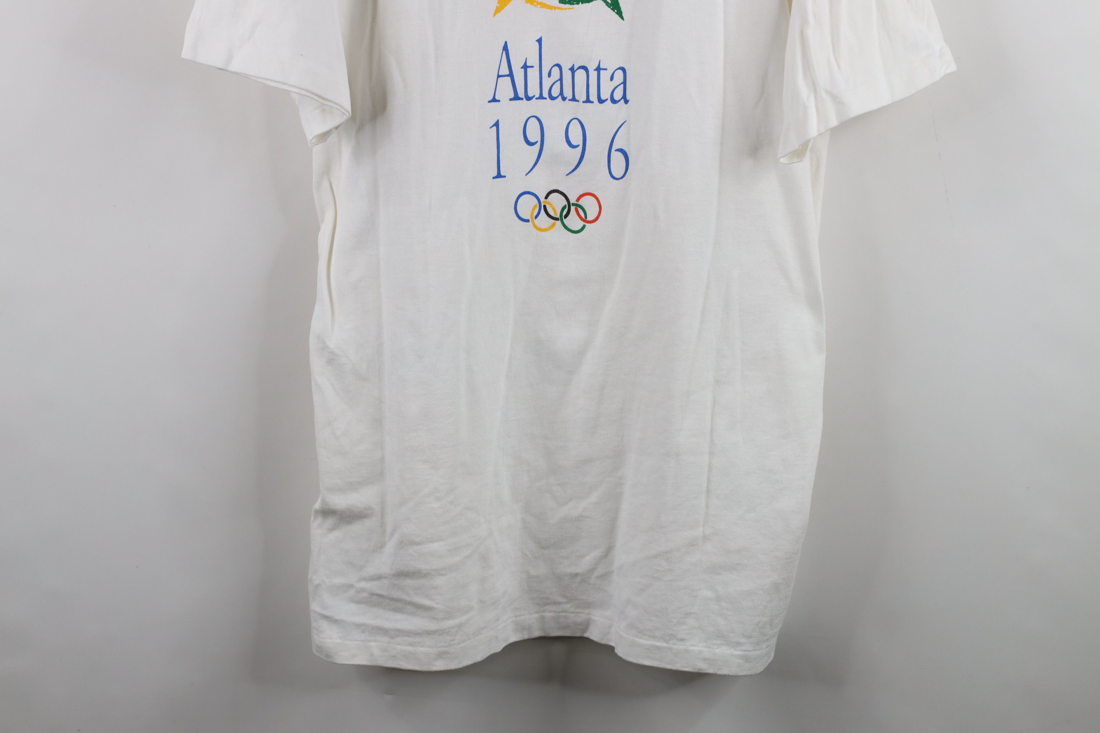 Vintage Vintage 90s 1996 Olympics Atlanta Short Sleeve T-Shirt USA Size US XL / EU 56 / 4 - 3 Thumbnail