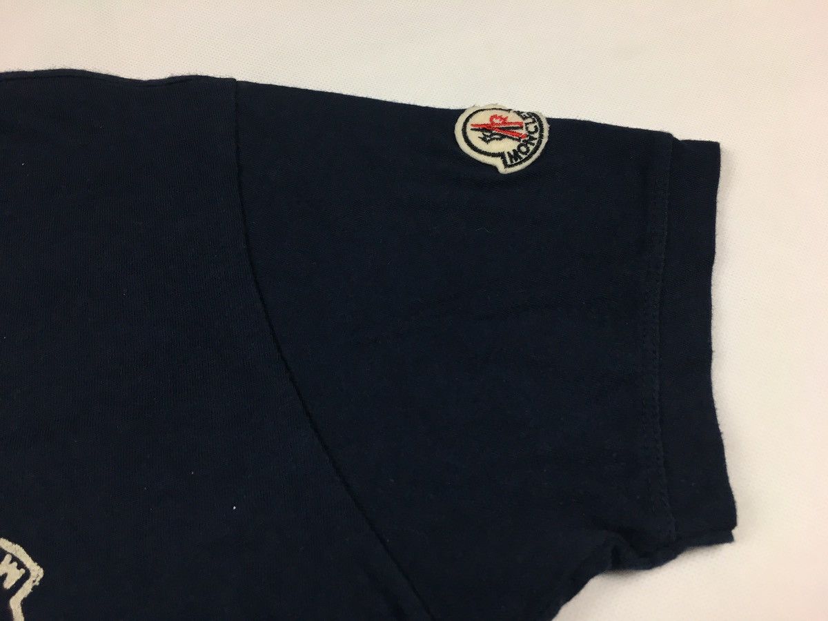 Moncler Moncler Italy Big Anchor Nova Logo Big Printed Tee T-shirt Size US S / EU 44-46 / 1 - 7 Thumbnail