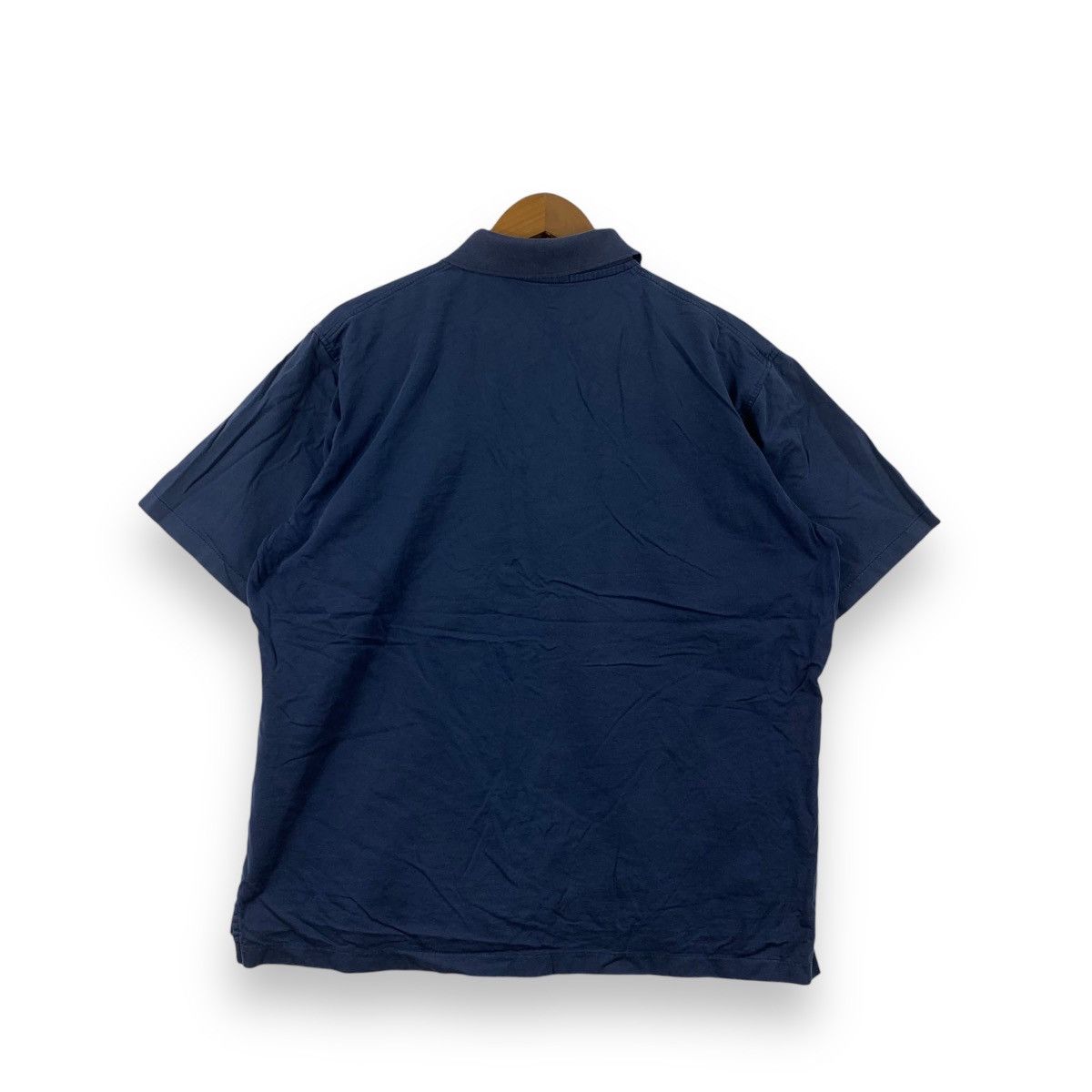 Jil Sander × Uniqlo JIL SANDER x UNIQLO +J Collection Plain Navy Blue Polo Tee Size US XL / EU 56 / 4 - 3 Thumbnail