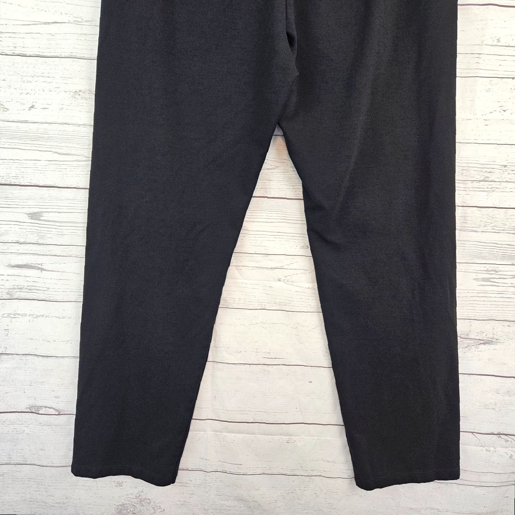 Eileen Fisher Eileen Fisher Pants Womens Ponte Knit Pull On Sz Medium Black Mid Rise Size 32" / US 10 / IT 46 - 5 Thumbnail