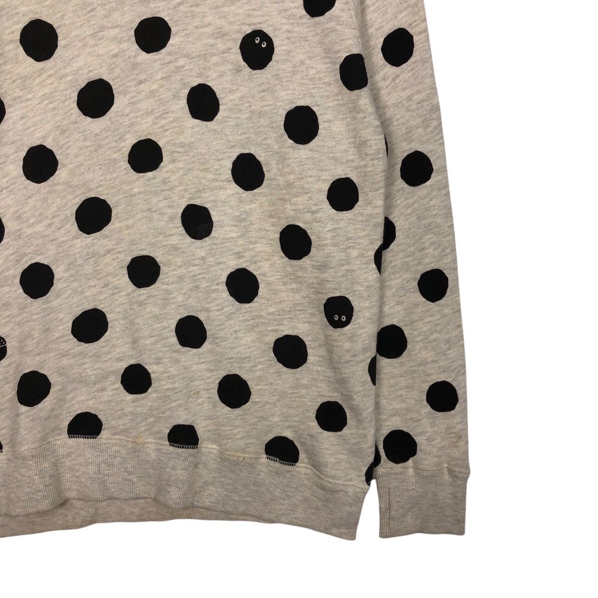 Japanese Brand BEAMS HEART Polka Dot Crewneck Sweatshirt Issey Miyake Size US M / EU 48-50 / 2 - 6 Thumbnail