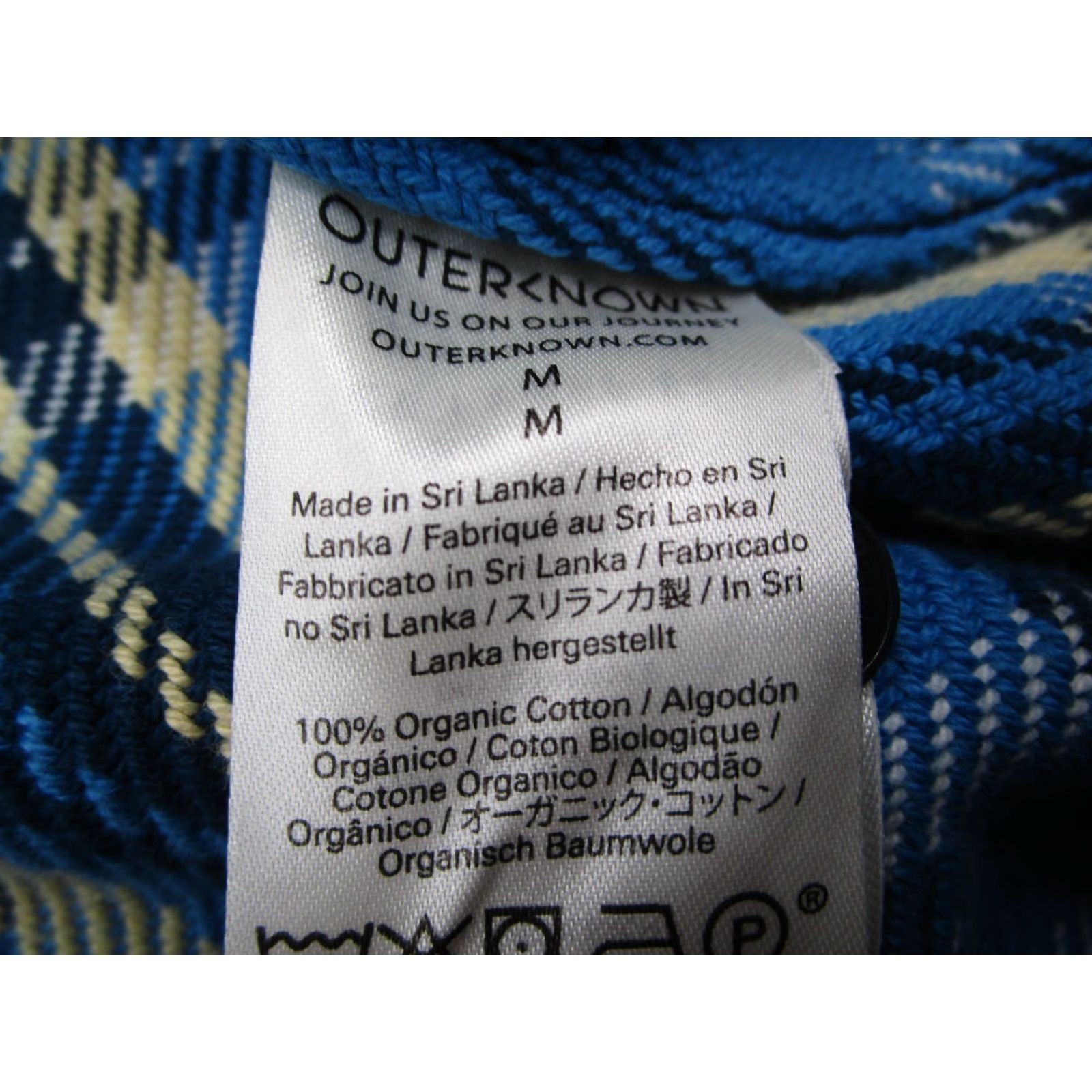 Outerknown VINTAGE Outerknown Men's Shirt Long Sleeve Button-Up Plaid Cotton Casual Fall Spring Summer Winter Blue Regular Size US M / EU 48-50 / 2 - 3 Thumbnail
