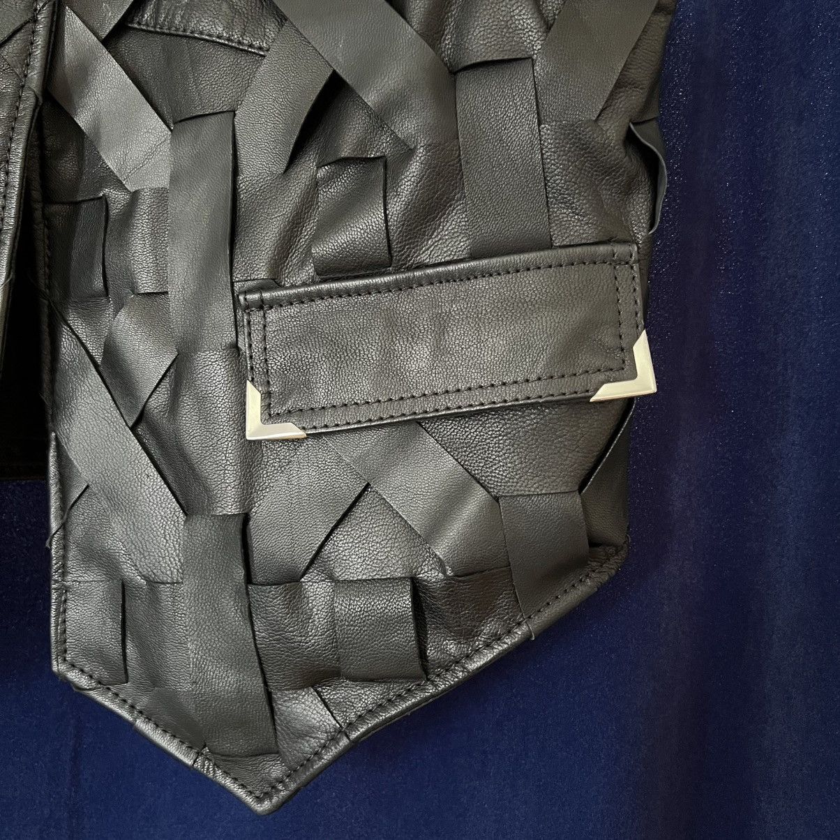 Han Kjobenhavn Han Kjobenhavn Woven Goat Leather Vest Size US M / EU 48-50 / 2 - 3 Thumbnail