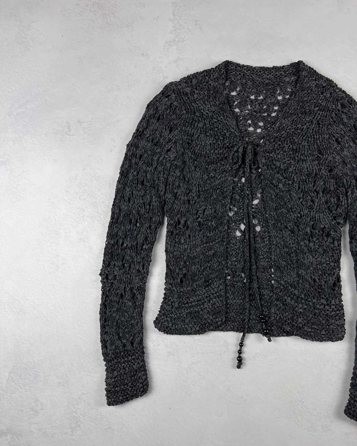 Other RARE Knitted Japanese Avant Garde Y2k Classic Opium Style Size S / US 4 / IT 40 - 2 Thumbnail