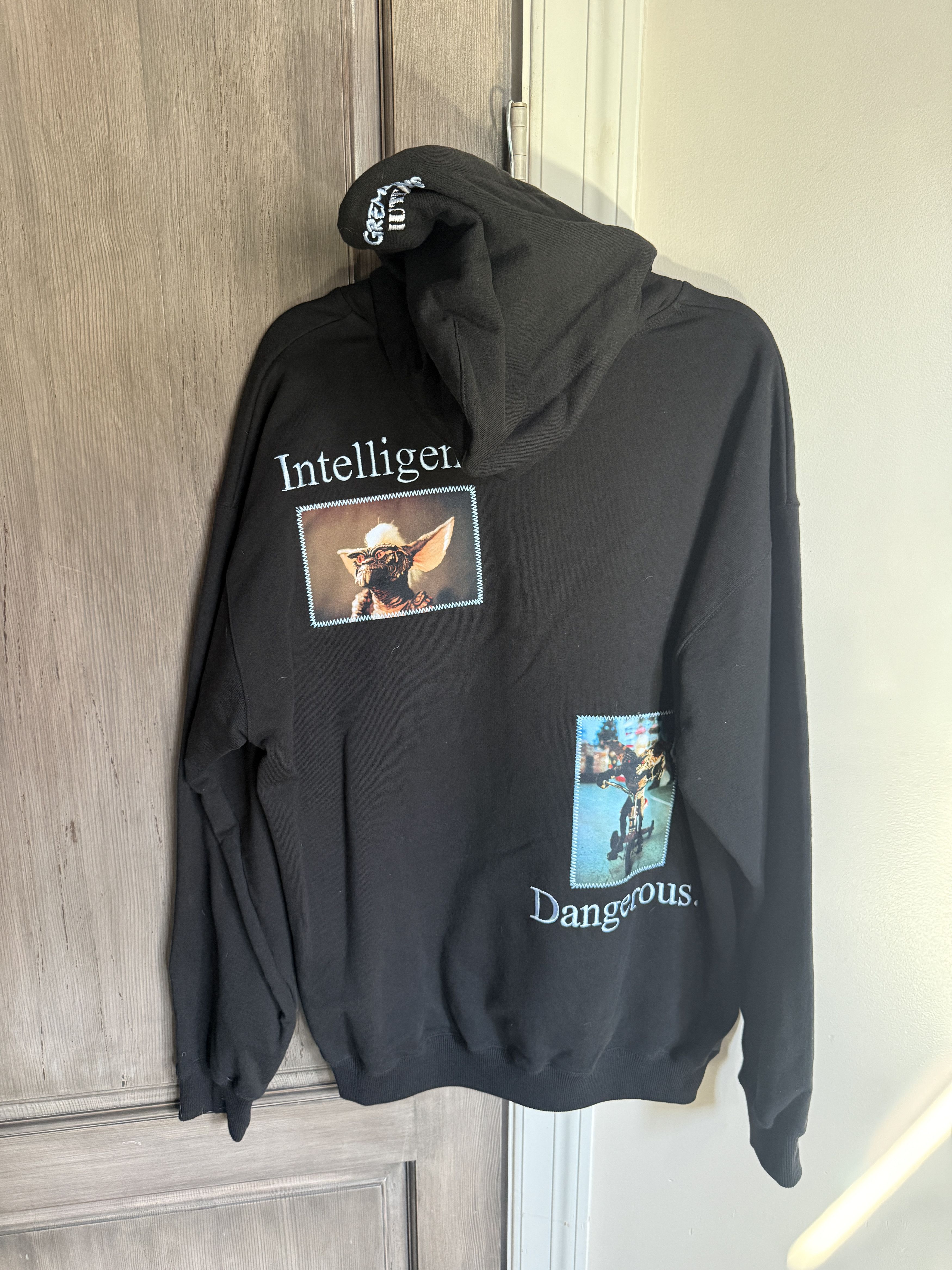 Iuter Iuter x Gremlins black hoodie with patches Size US XL / EU 56 / 4 - 7 Thumbnail