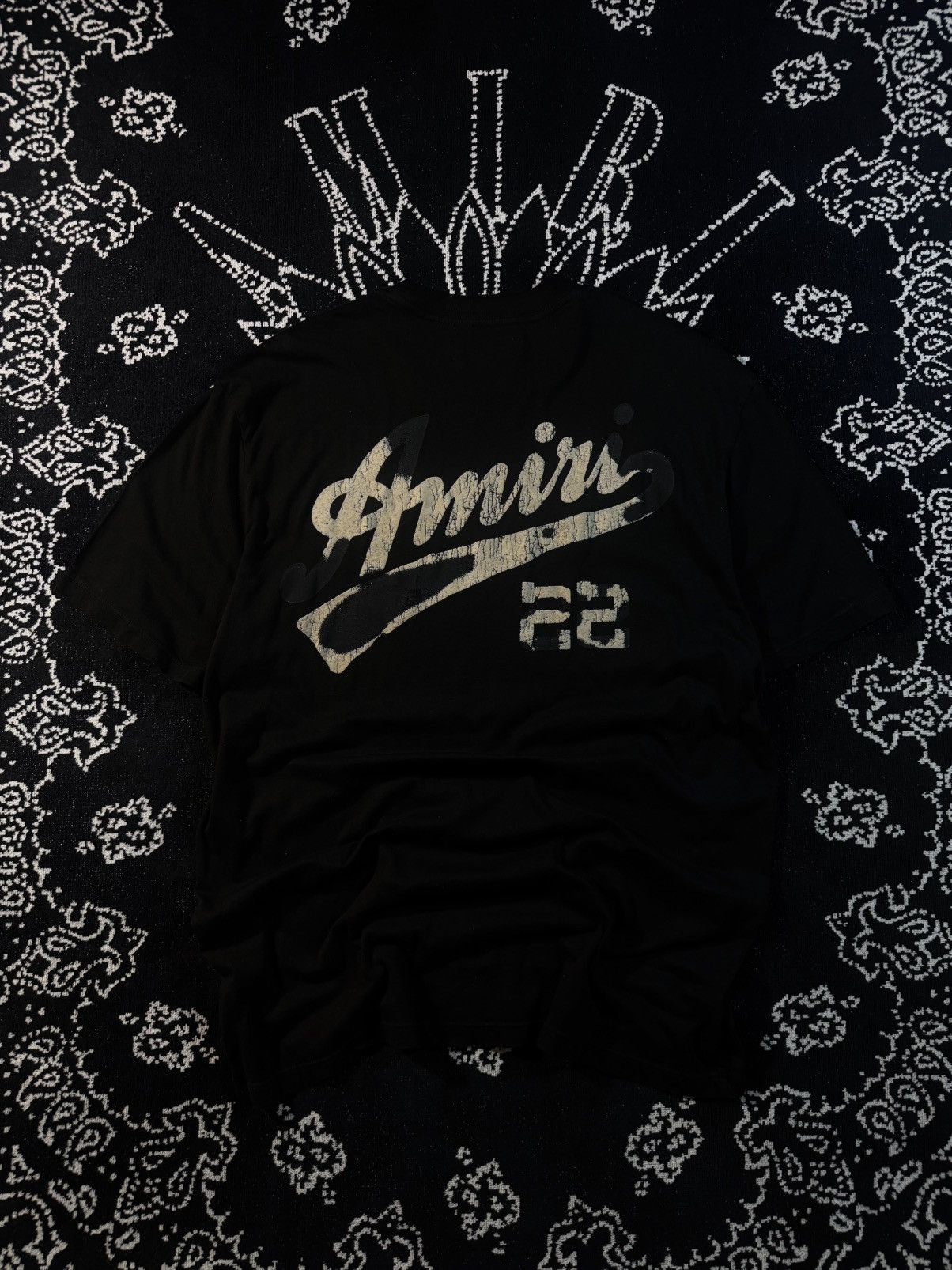 Amiri AMIRI “22” SCRIPT LOGO TEE Size US M / EU 48-50 / 2 - 1 Thumbnail