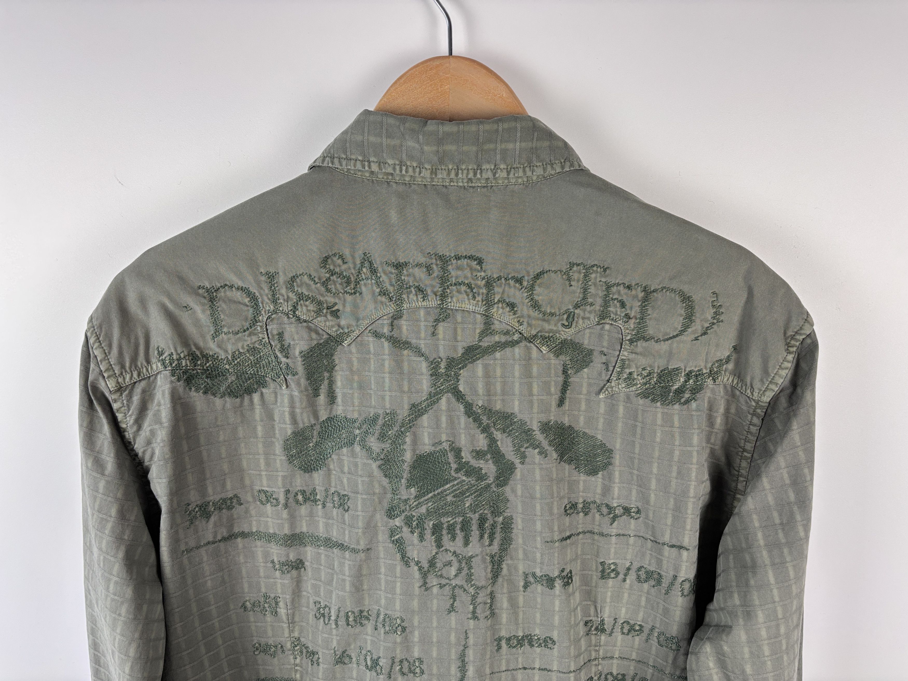 Levi's Levis Disaffected Europe Tour 2008 Pearl Snap Western Shirt Size US L / EU 52-54 / 3 - 5 Thumbnail