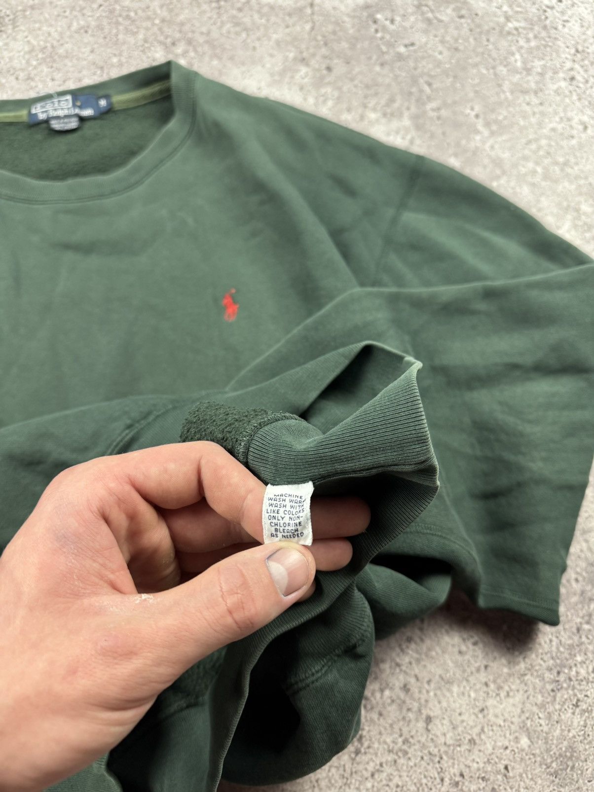 Polo Ralph Lauren VINTAGE POLO RALPH LAUREN FADED BOXY HOODIE 90’S STREETWEAR Size US M / EU 48-50 / 2 - 7 Thumbnail