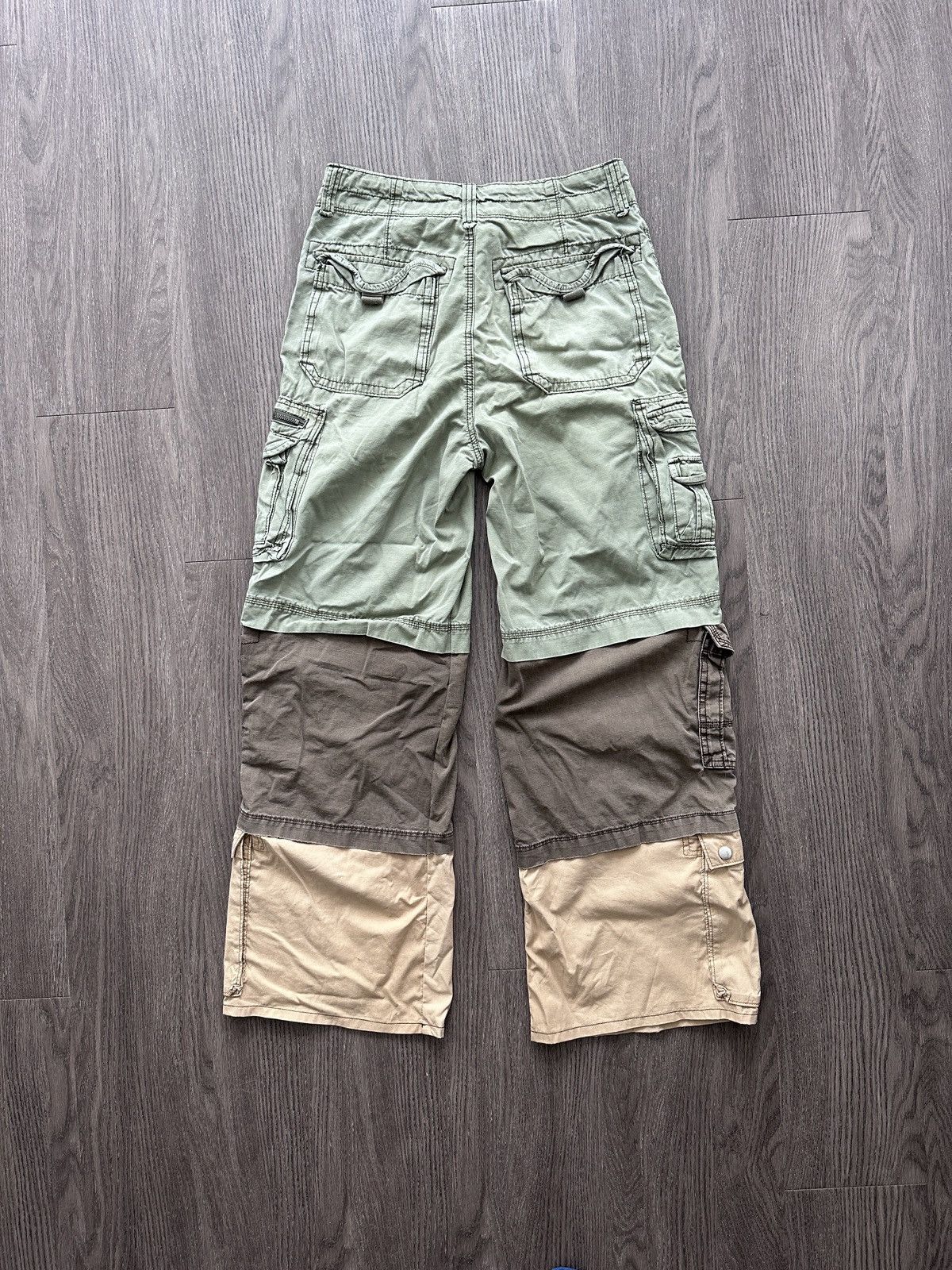 Handmade Custom Upcycled Cargo Pants and Tote Bag Set Size US 32 / EU 48 - 2 Thumbnail