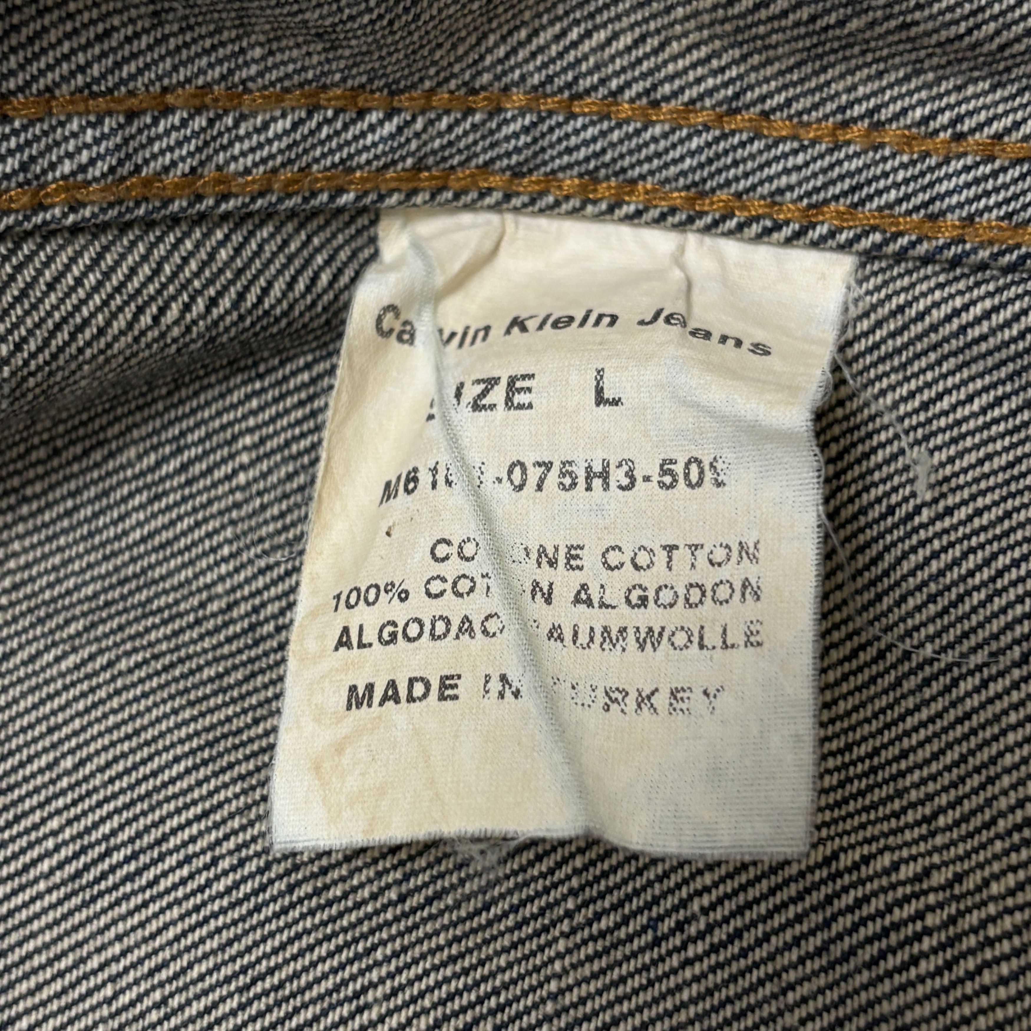 Calvin Klein Vintage Calvin Klein Jeans Y2K Womens Denim Jacket Trucker Size L / US 10 / IT 46 - 19 Thumbnail