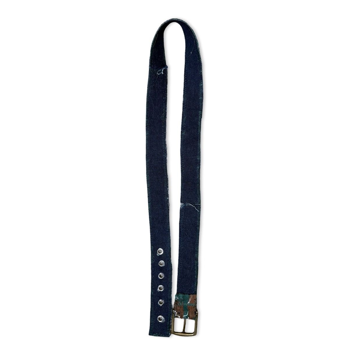 Other W&G Denim Paisley Boro Repair Buckle Belt Kapital Army Camo Size ONE SIZE - 5 Thumbnail