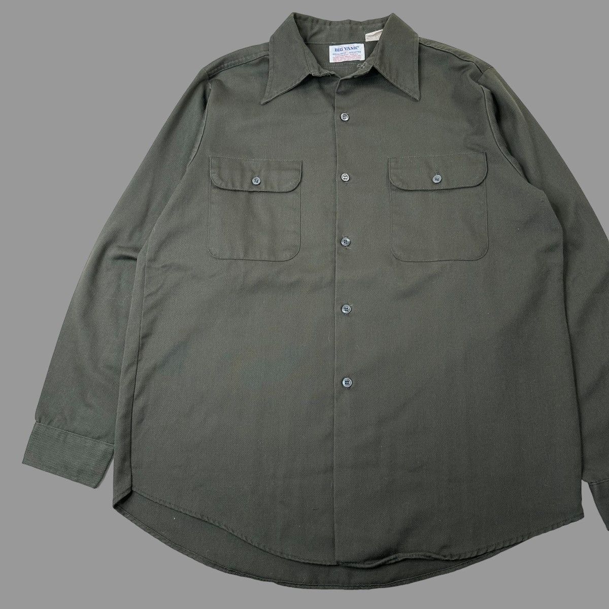 Vintage Vintage 1960s button up work shirt Size US L / EU 52-54 / 3 - 3 Thumbnail